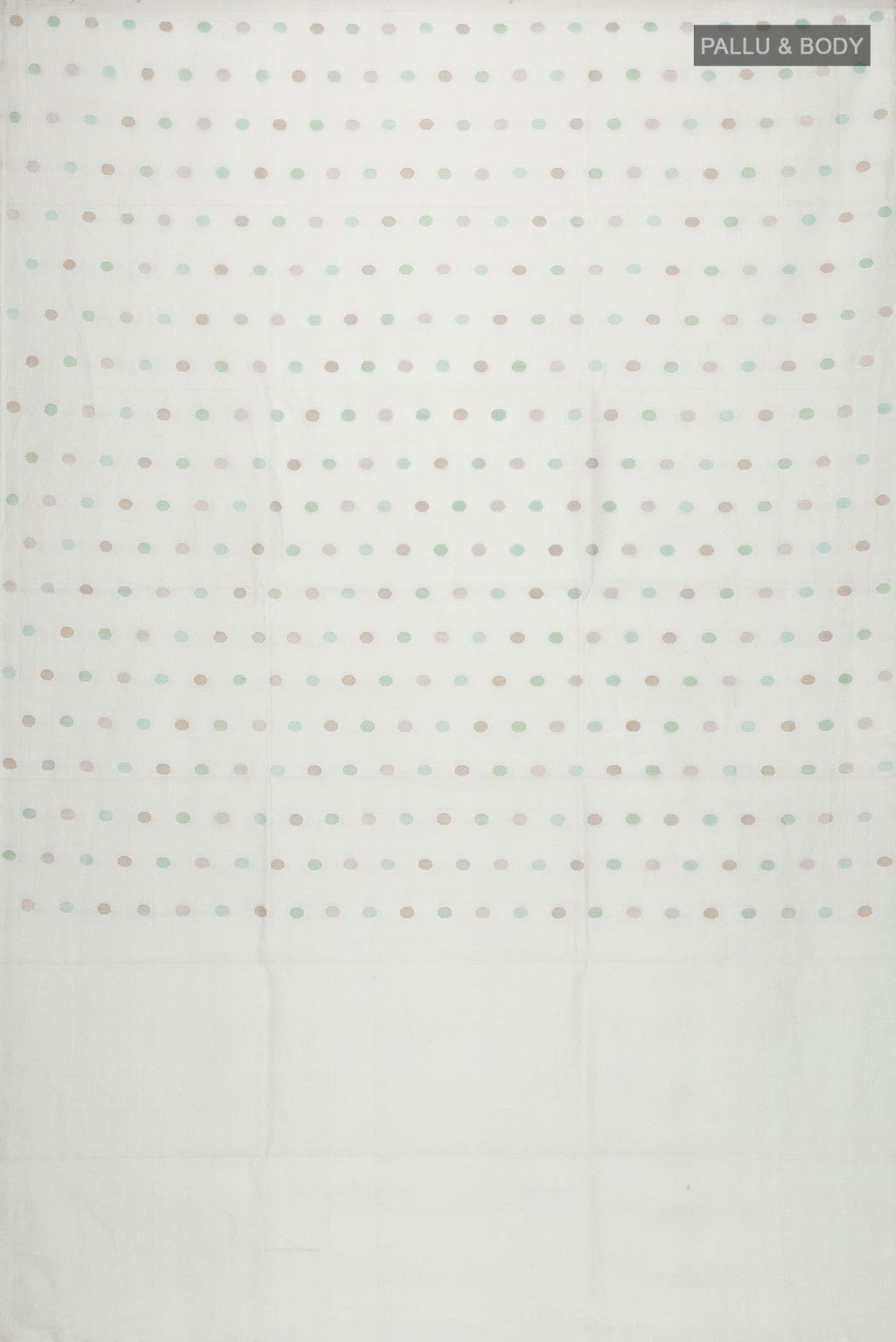 Cream Tussar Silk Saree