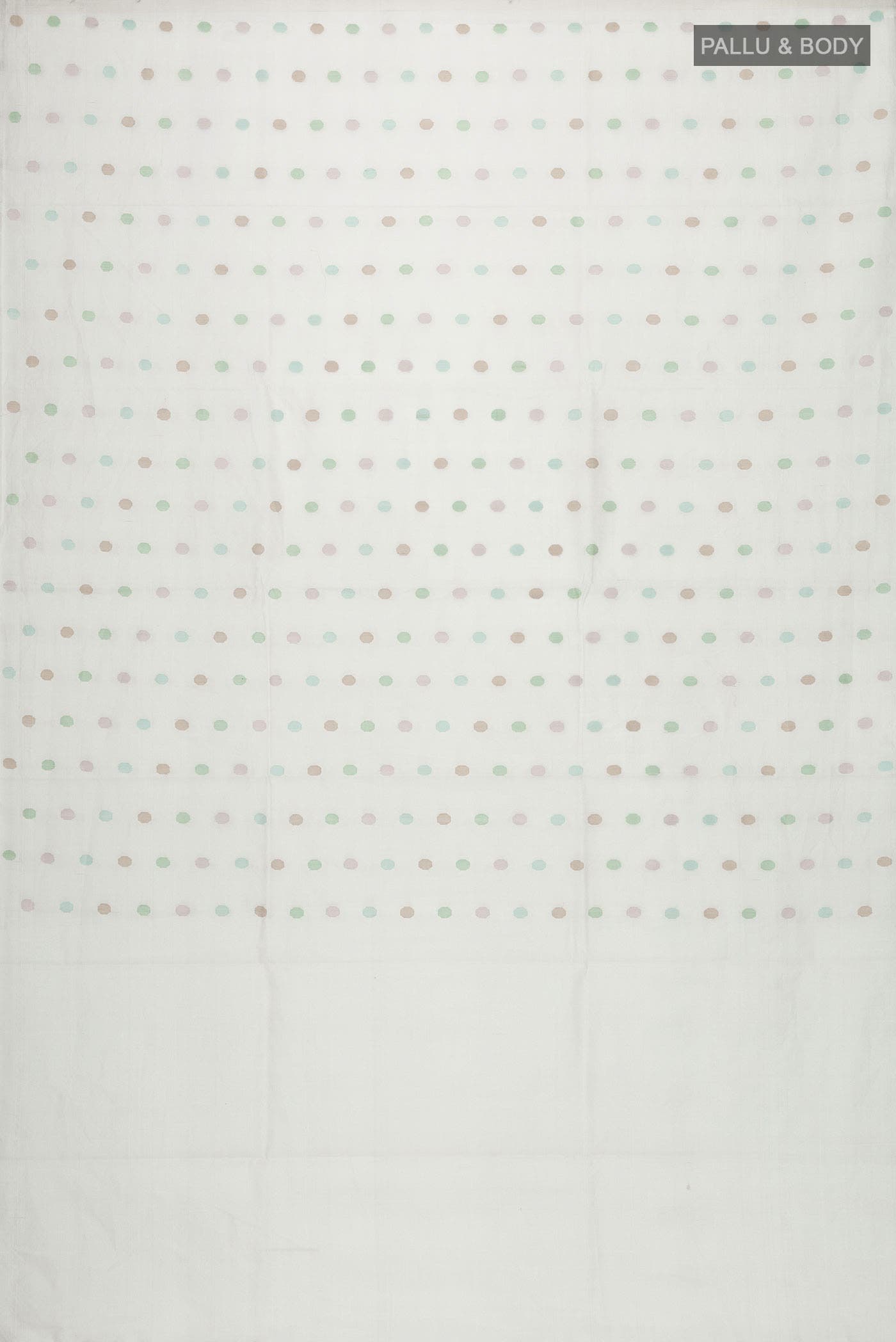Cream Tussar Silk Saree