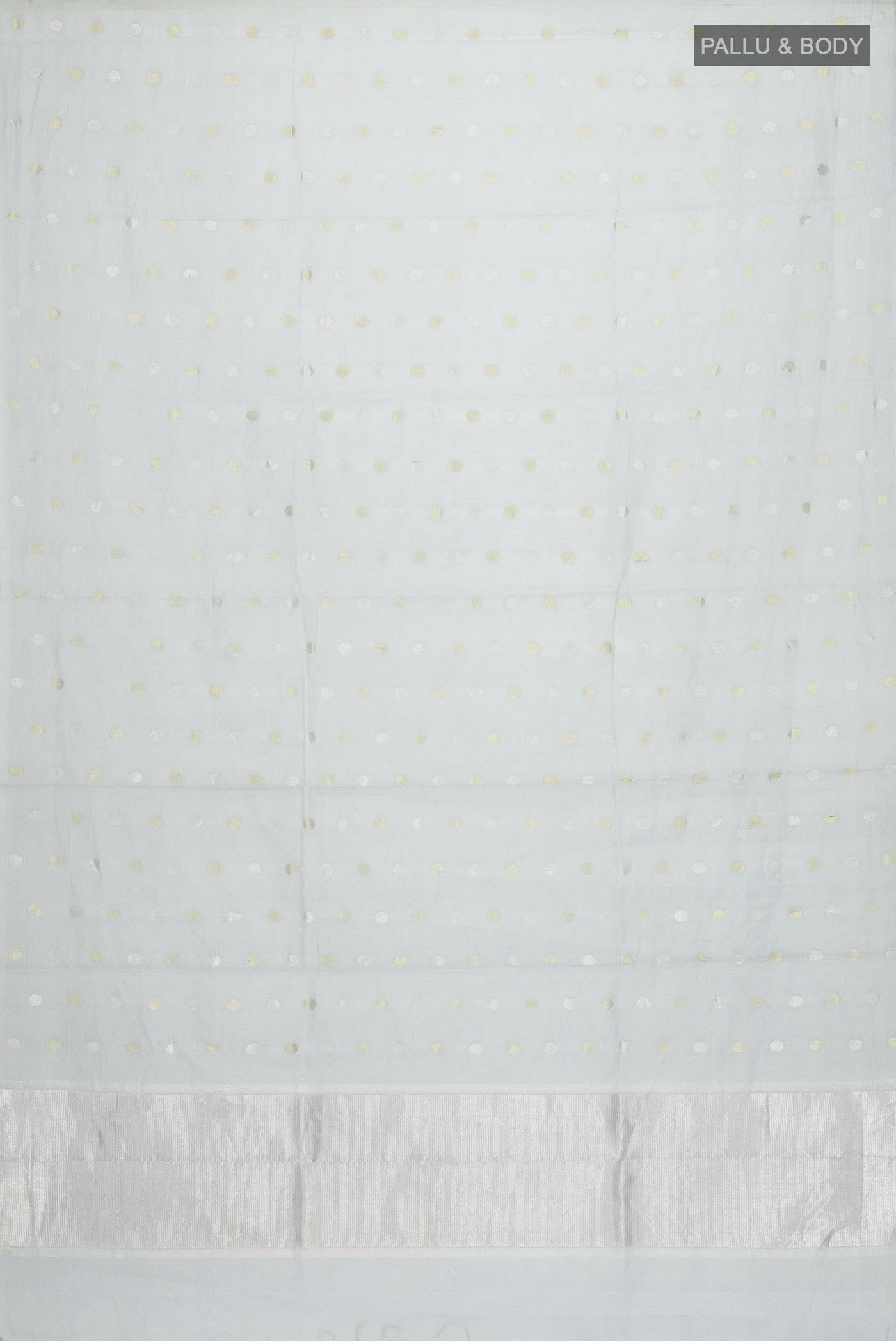 Light Blue Chanderi Tissue Silk Saree