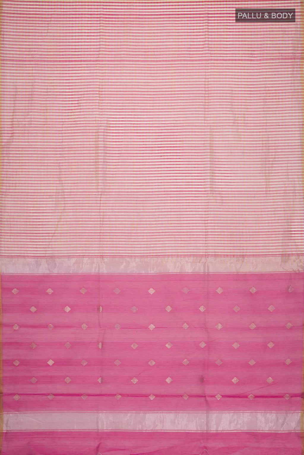 Pink Maheshwari Silk Cotton Saree