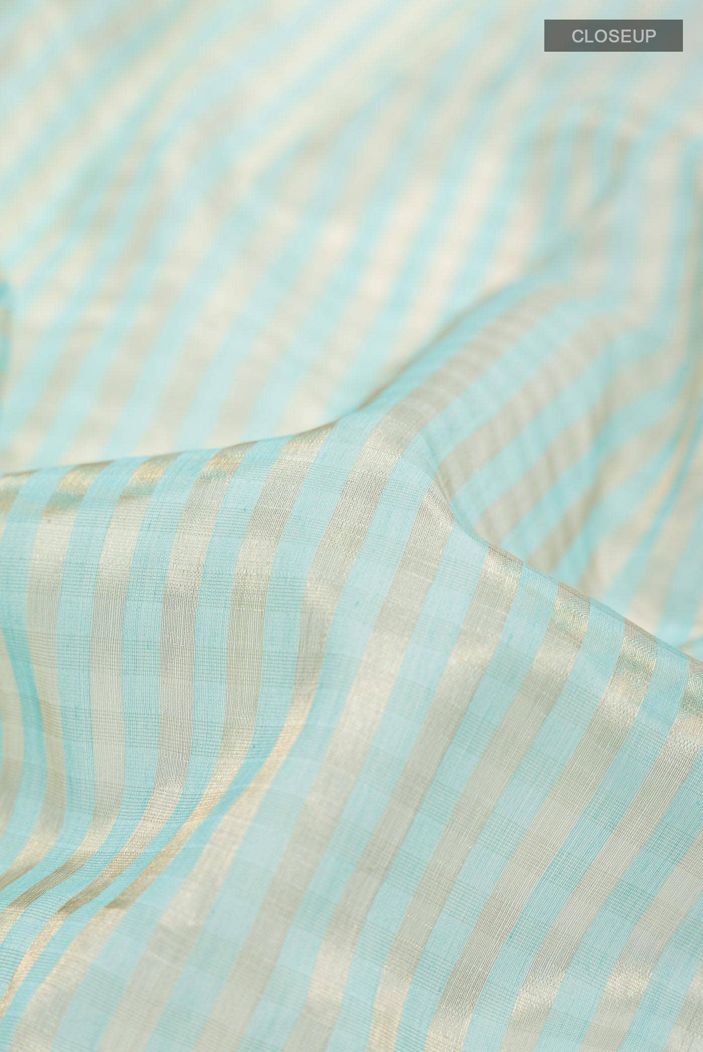 Sea Green Maheshwari Silk Cotton Saree