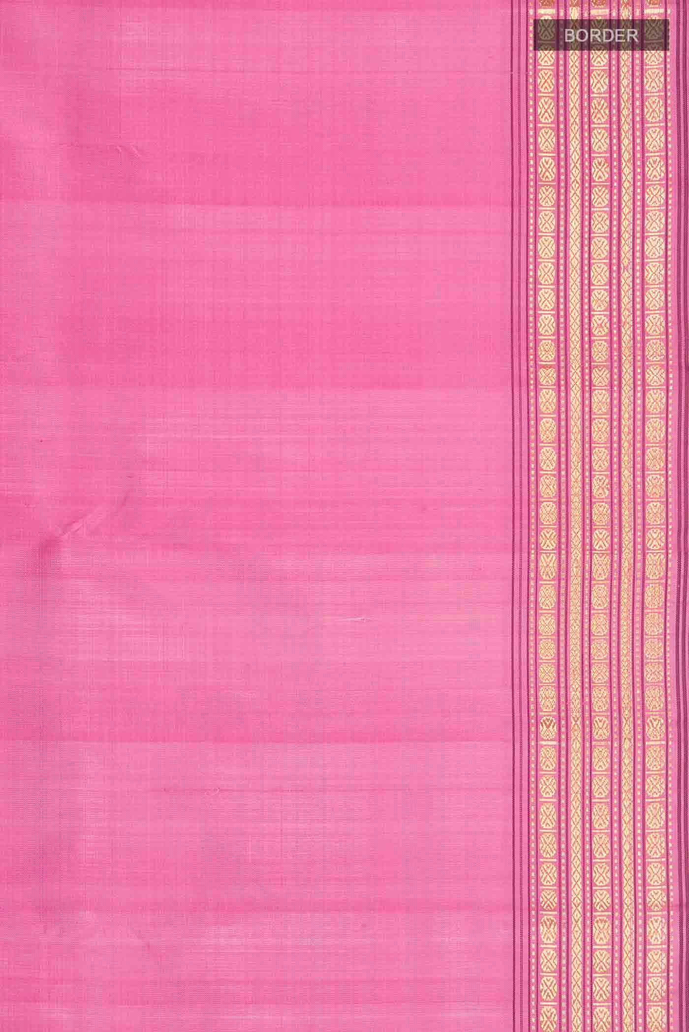 Pink Pochampally Silk Saree