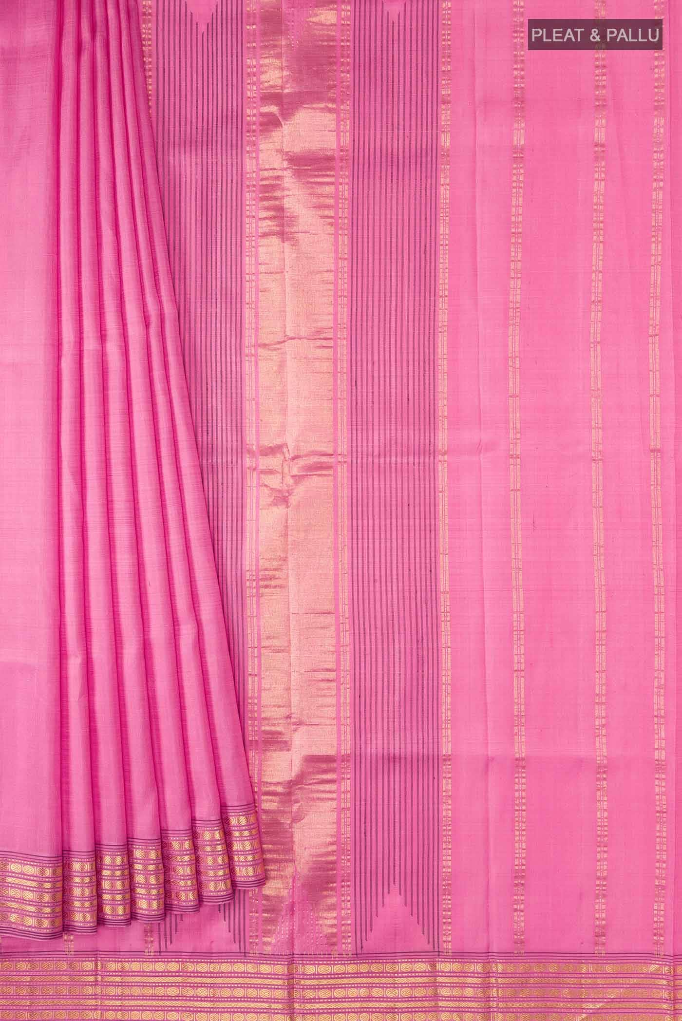 Pink Pochampally Silk Saree