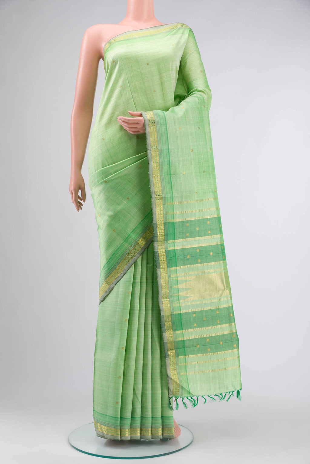 Green Kanchipuram Silk Saree