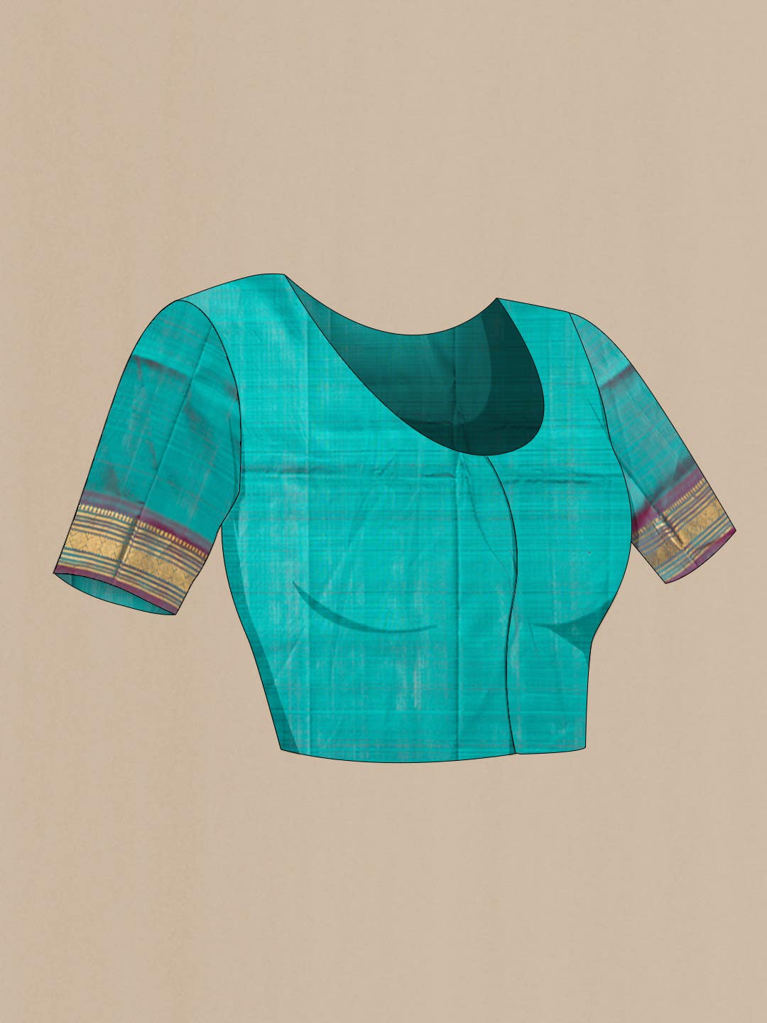 Blue Kanchipuram Silk Saree