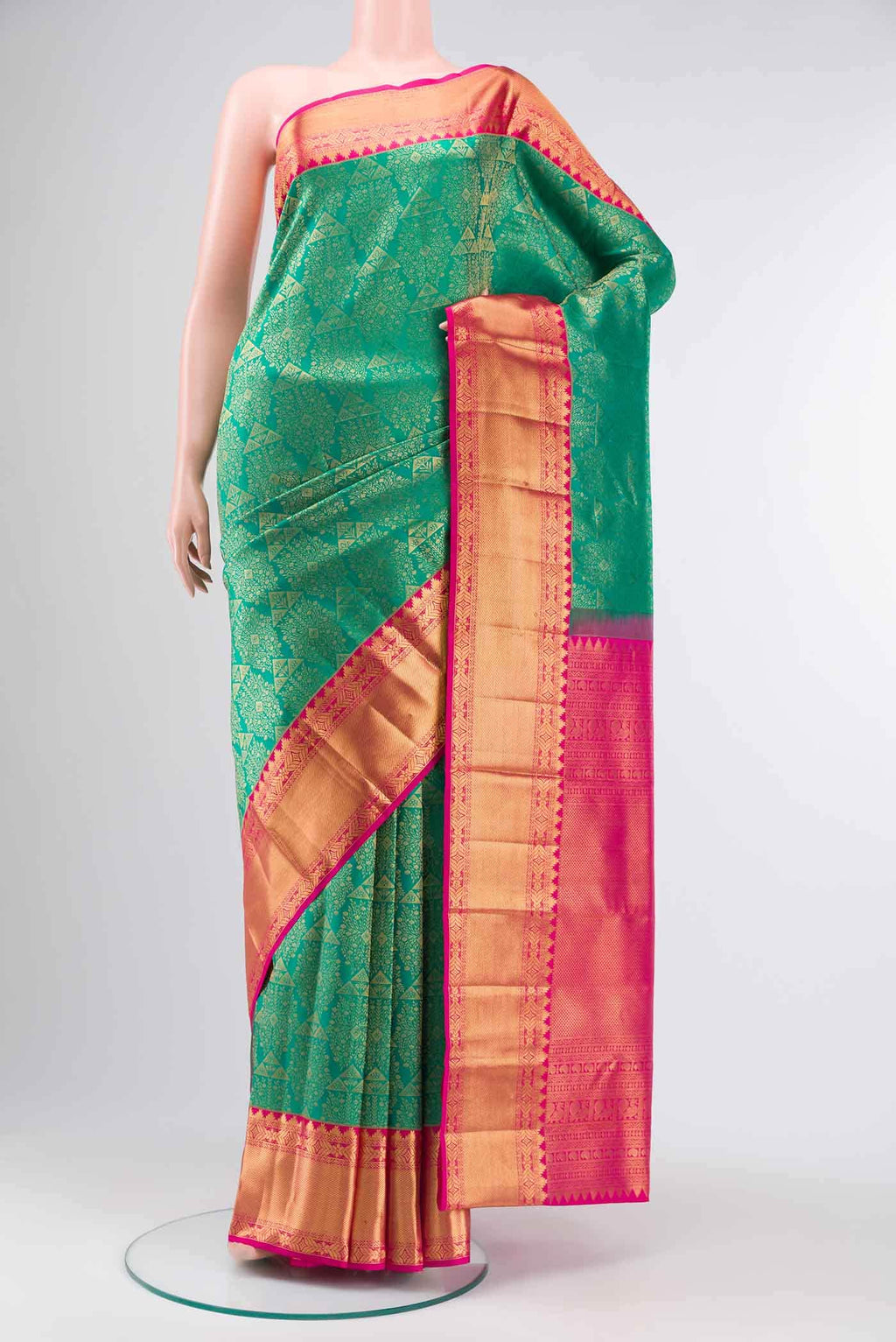 Green Kanchipuram Silk Saree