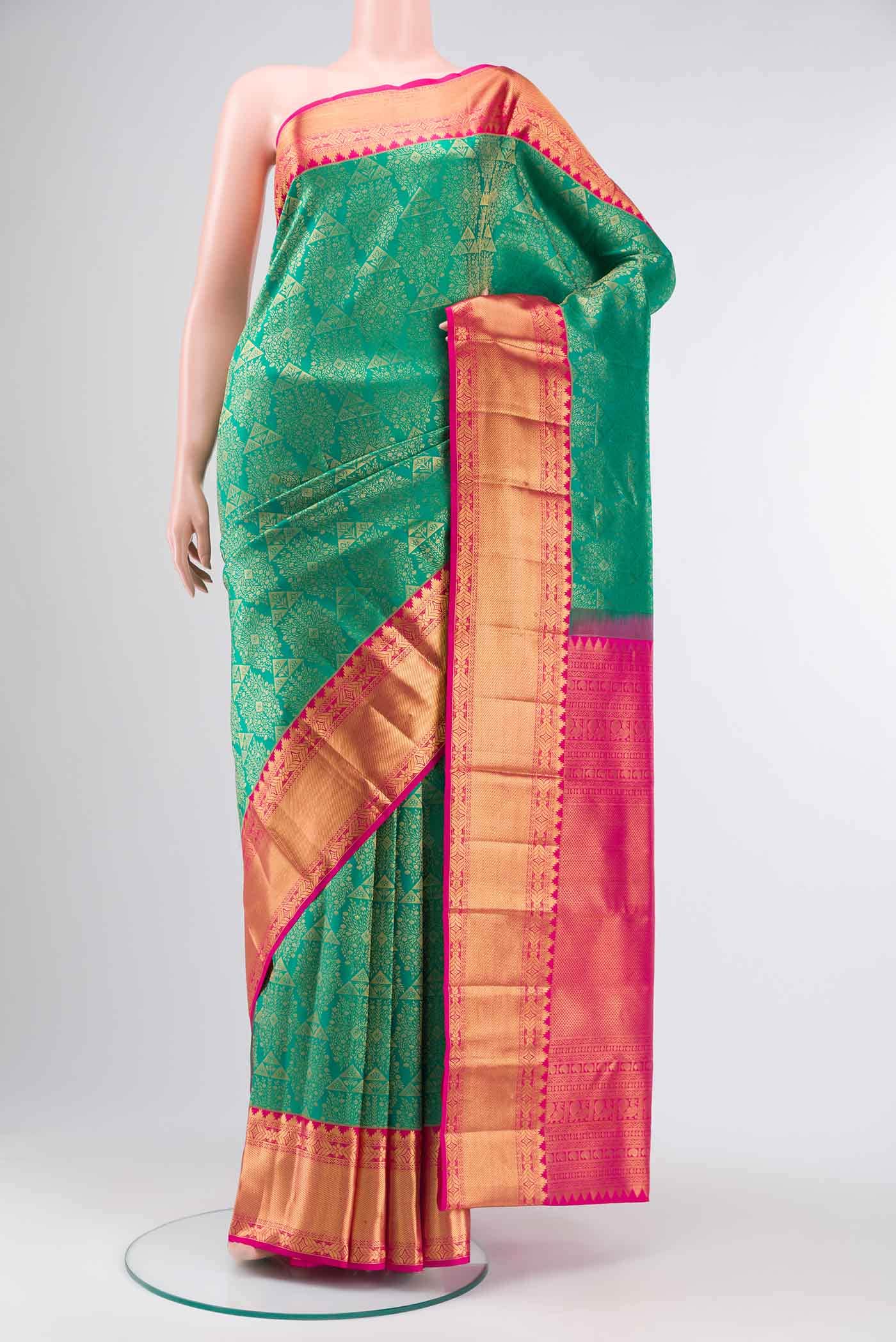 Green Kanchipuram Silk Saree