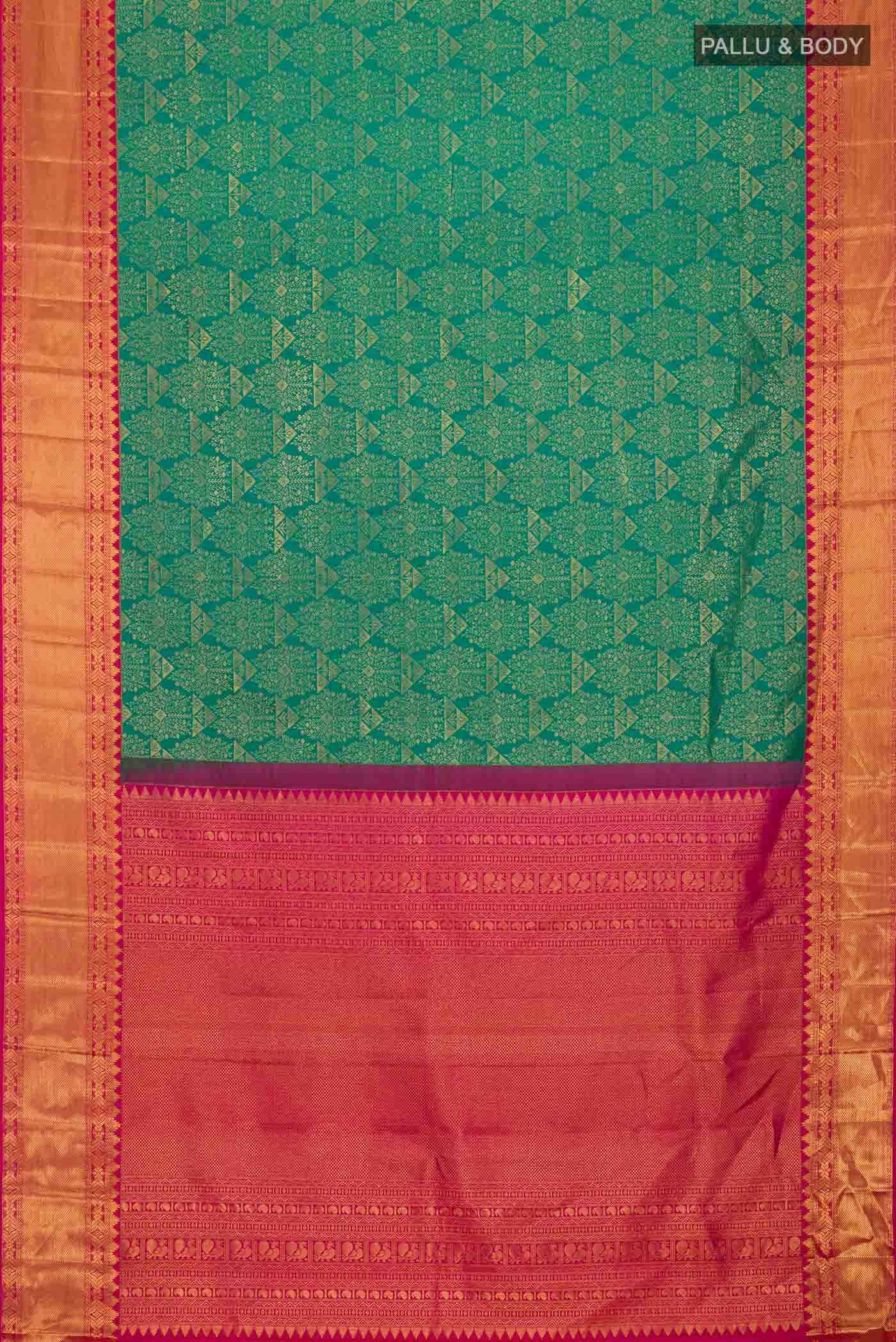 Green Kanchipuram Silk Saree