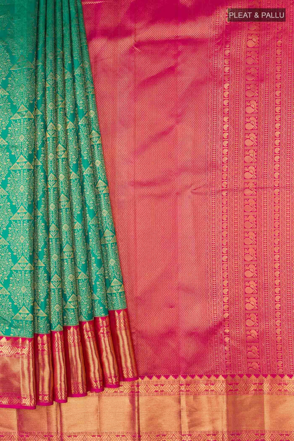 Green Kanchipuram Silk Saree