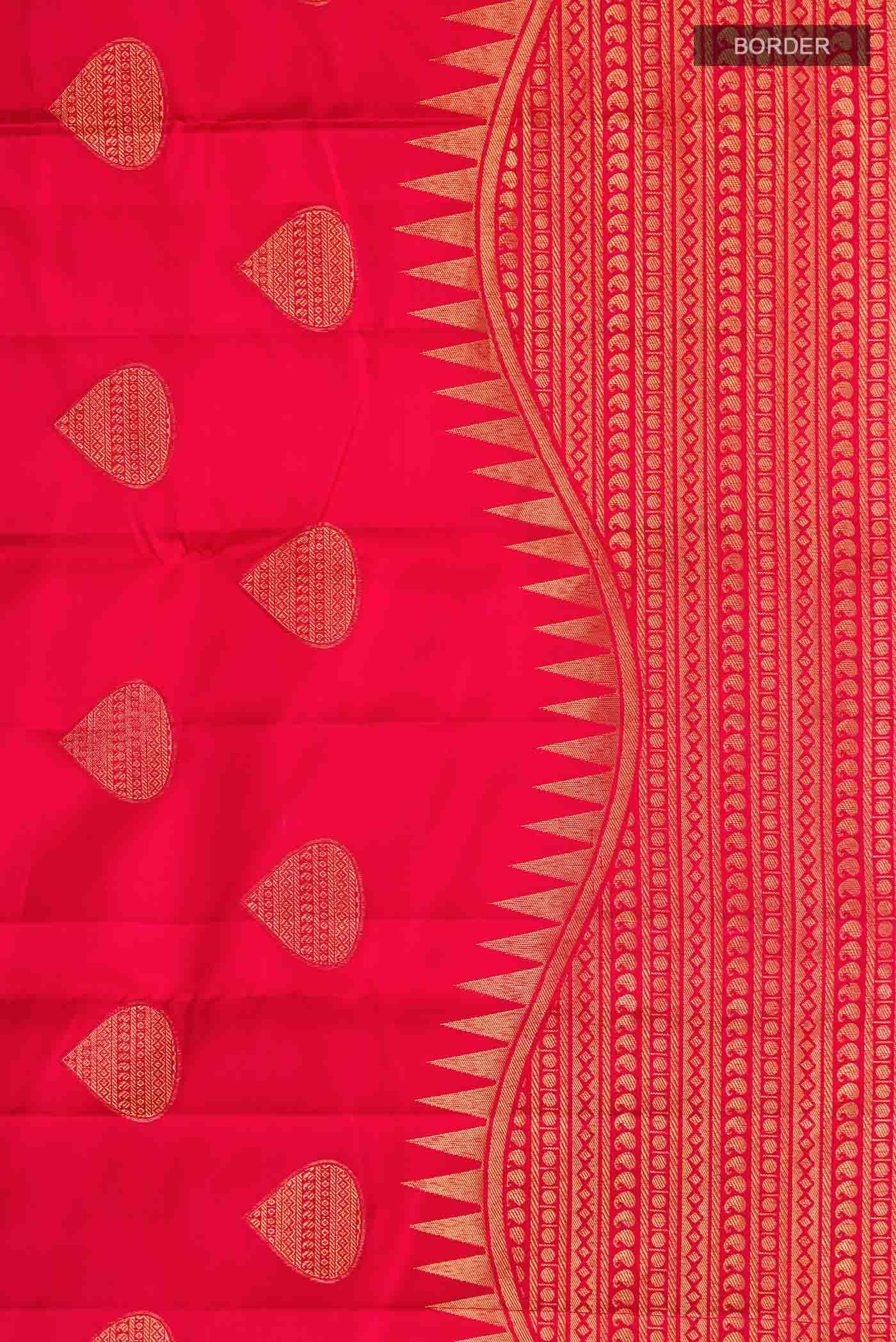 Red Kanchipuram Silk Saree