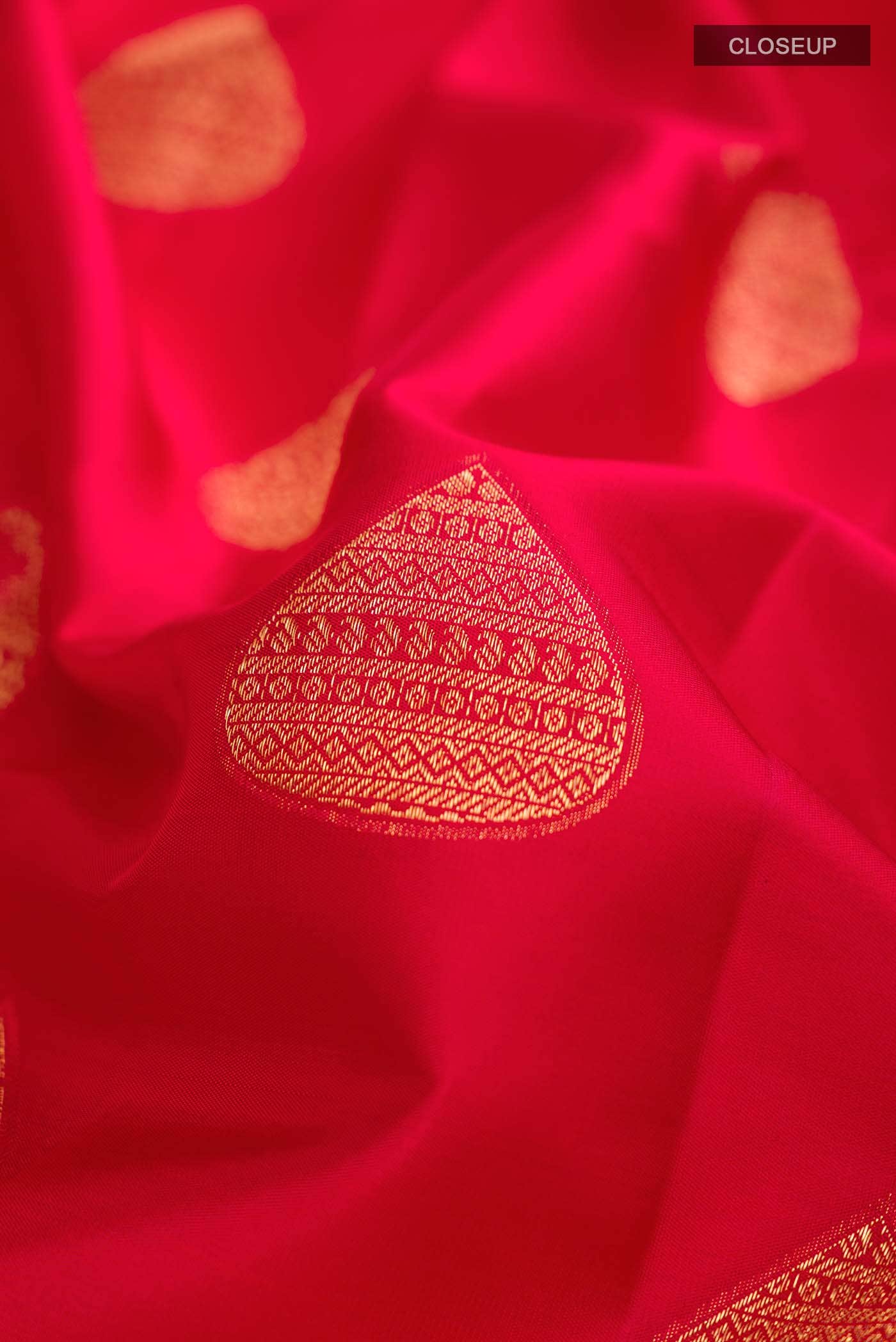 Red Kanchipuram Silk Saree