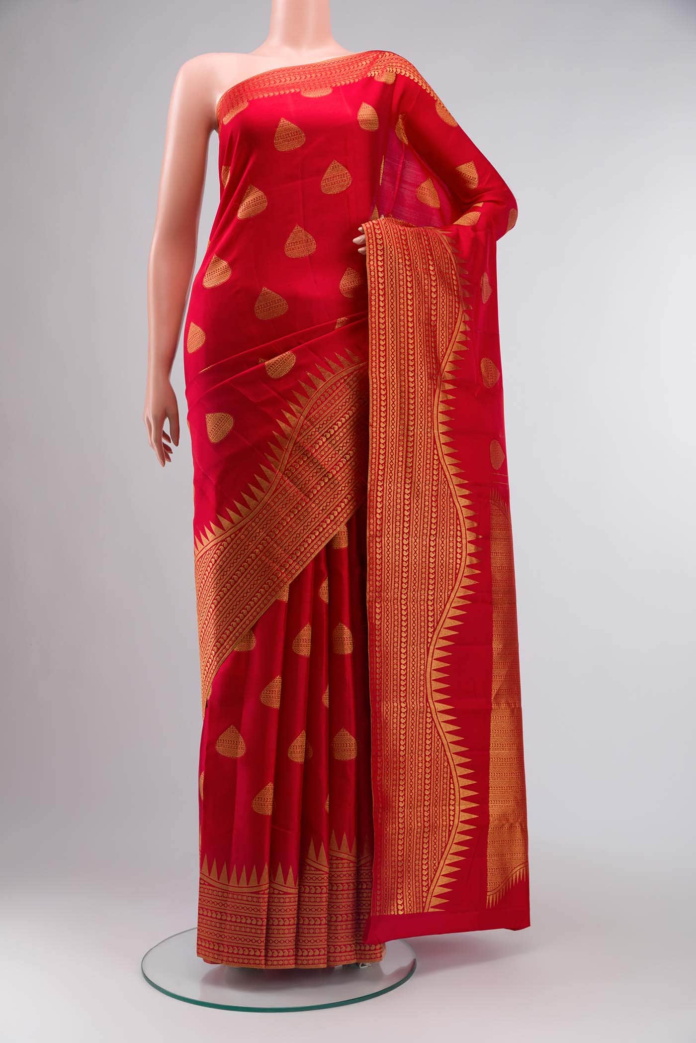 Red Kanchipuram Silk Saree