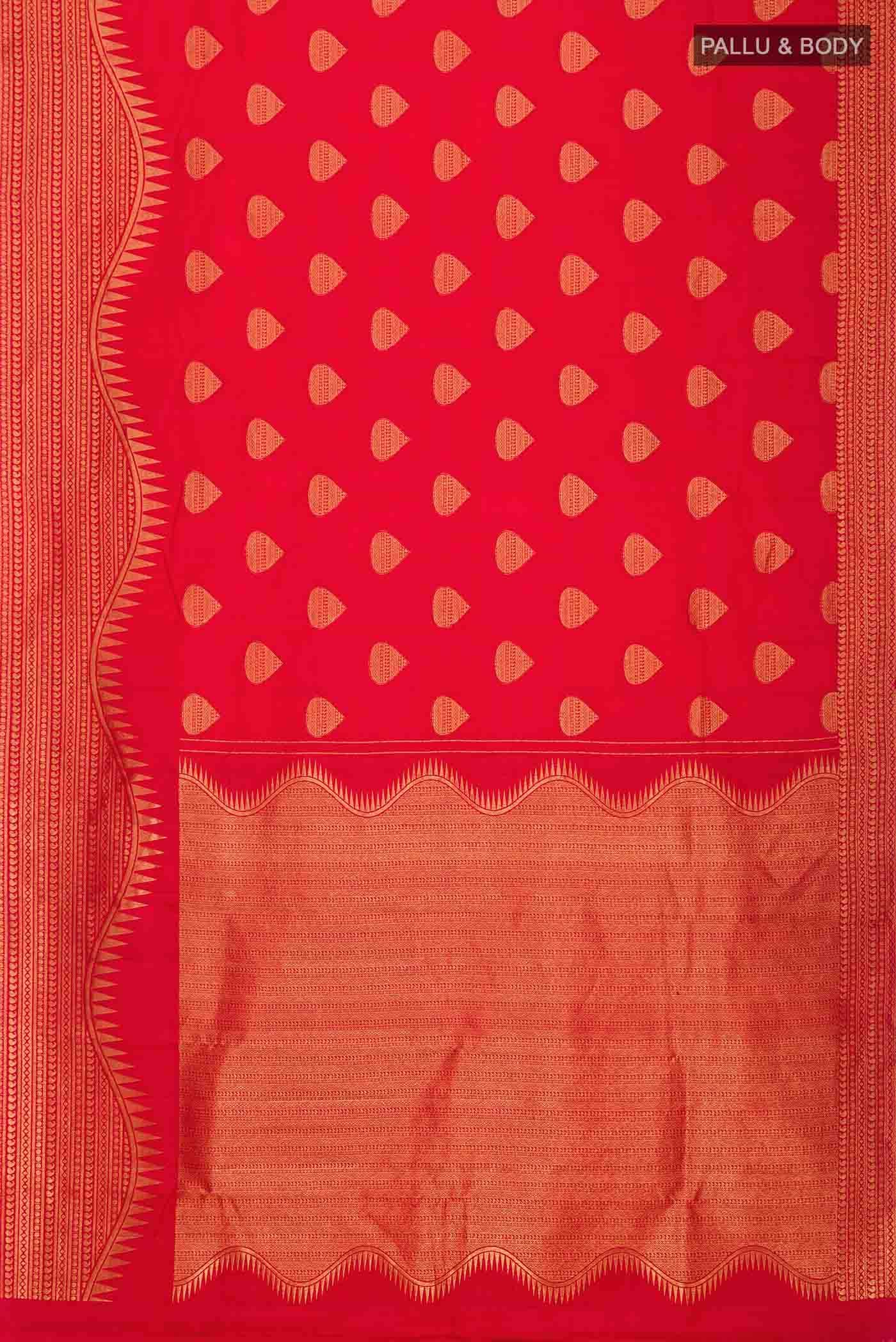 Red Kanchipuram Silk Saree