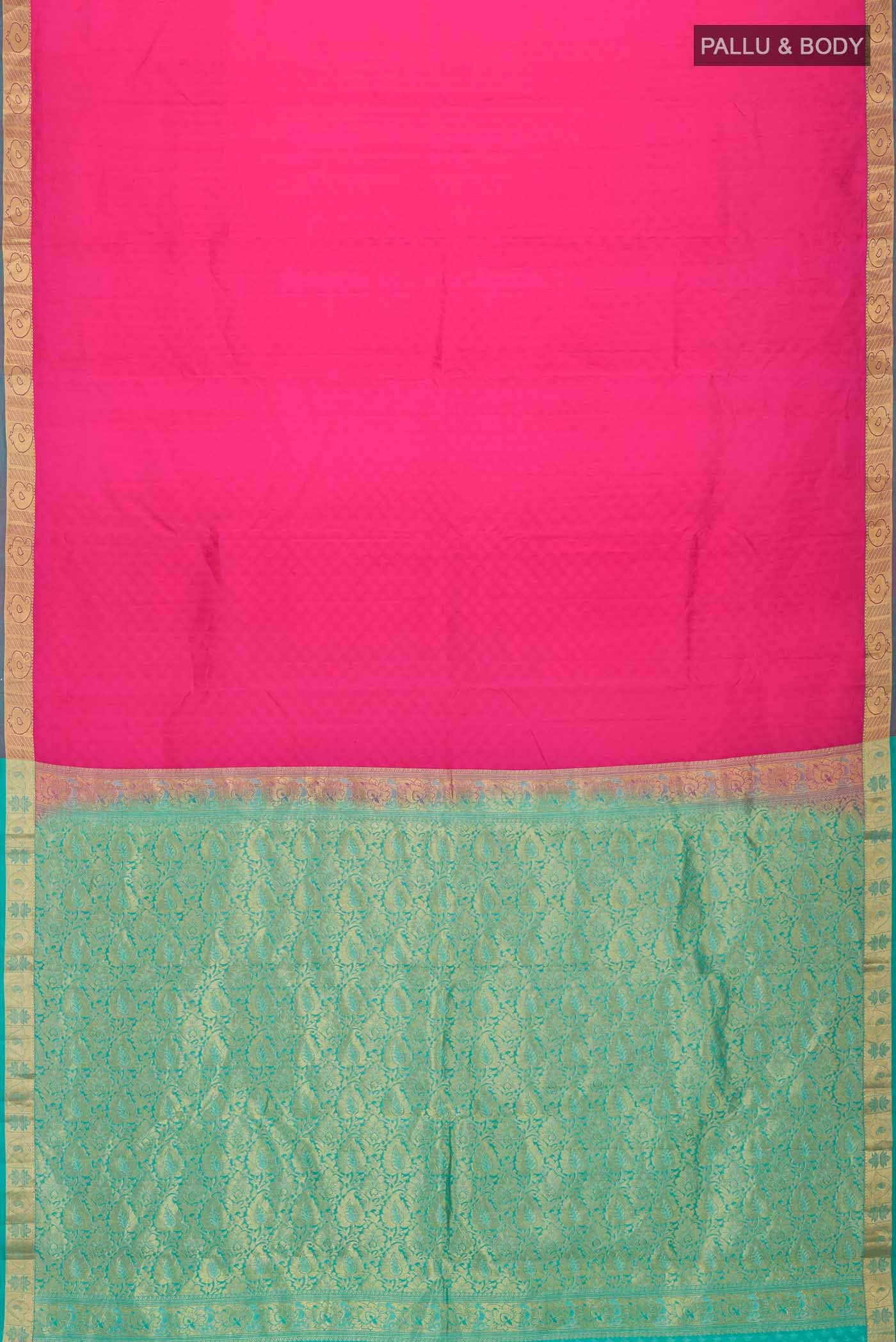 Pink Kanchipuram Silk Saree