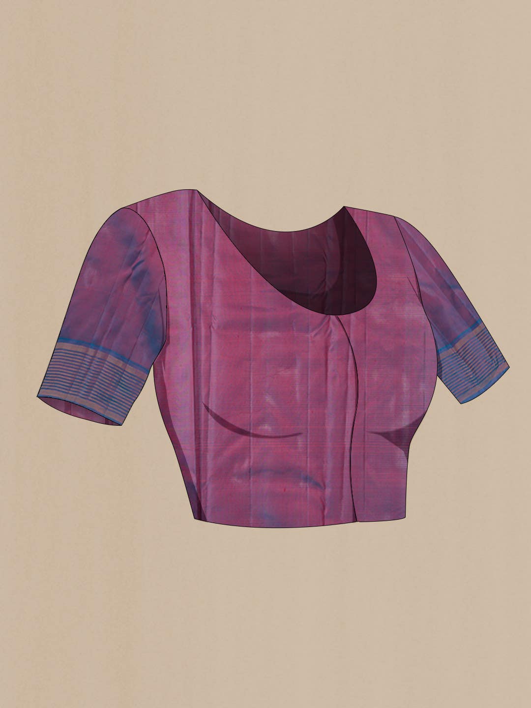 Pink Kanchipuram Silk Saree