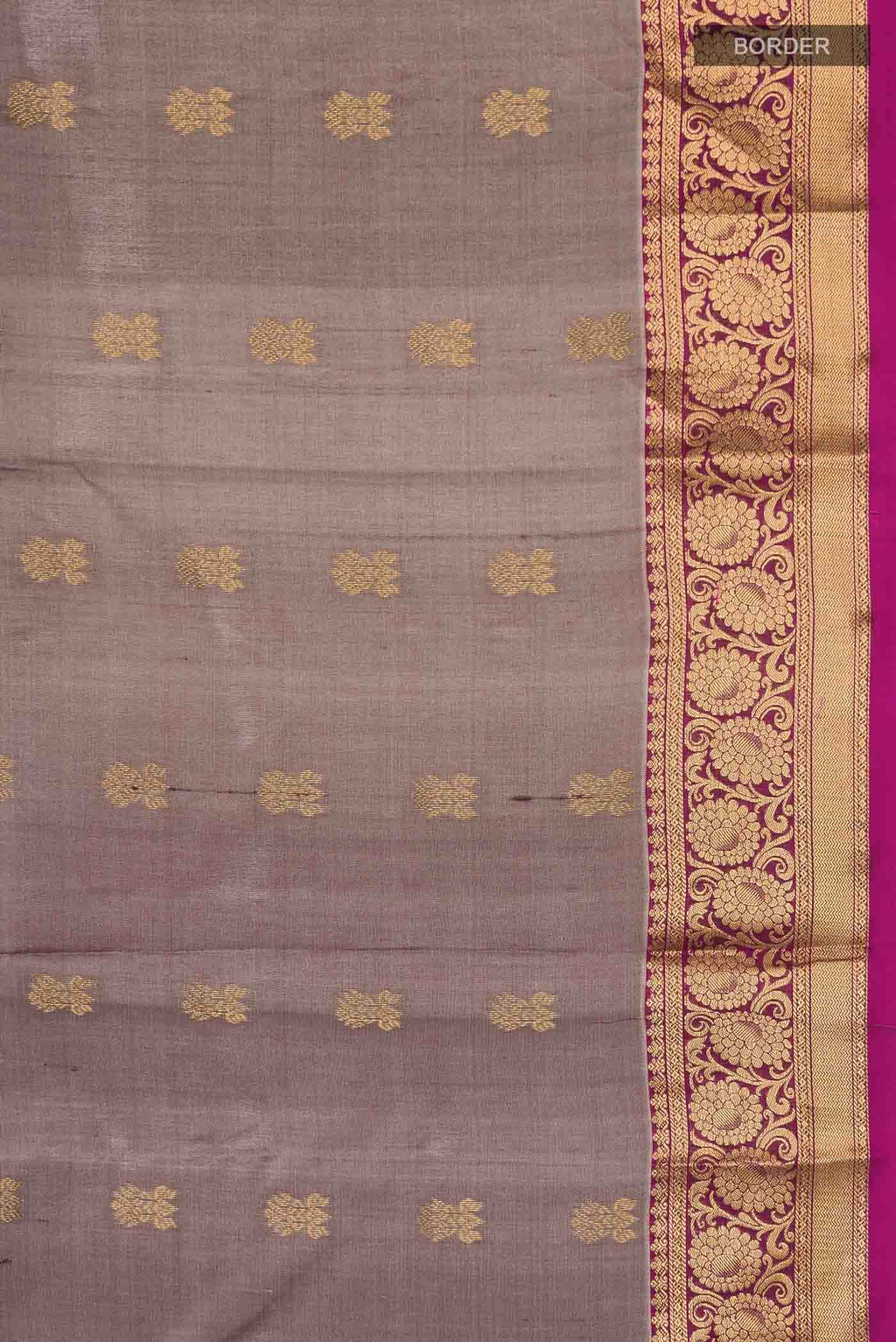 Brown Kanchipuram Silk Saree