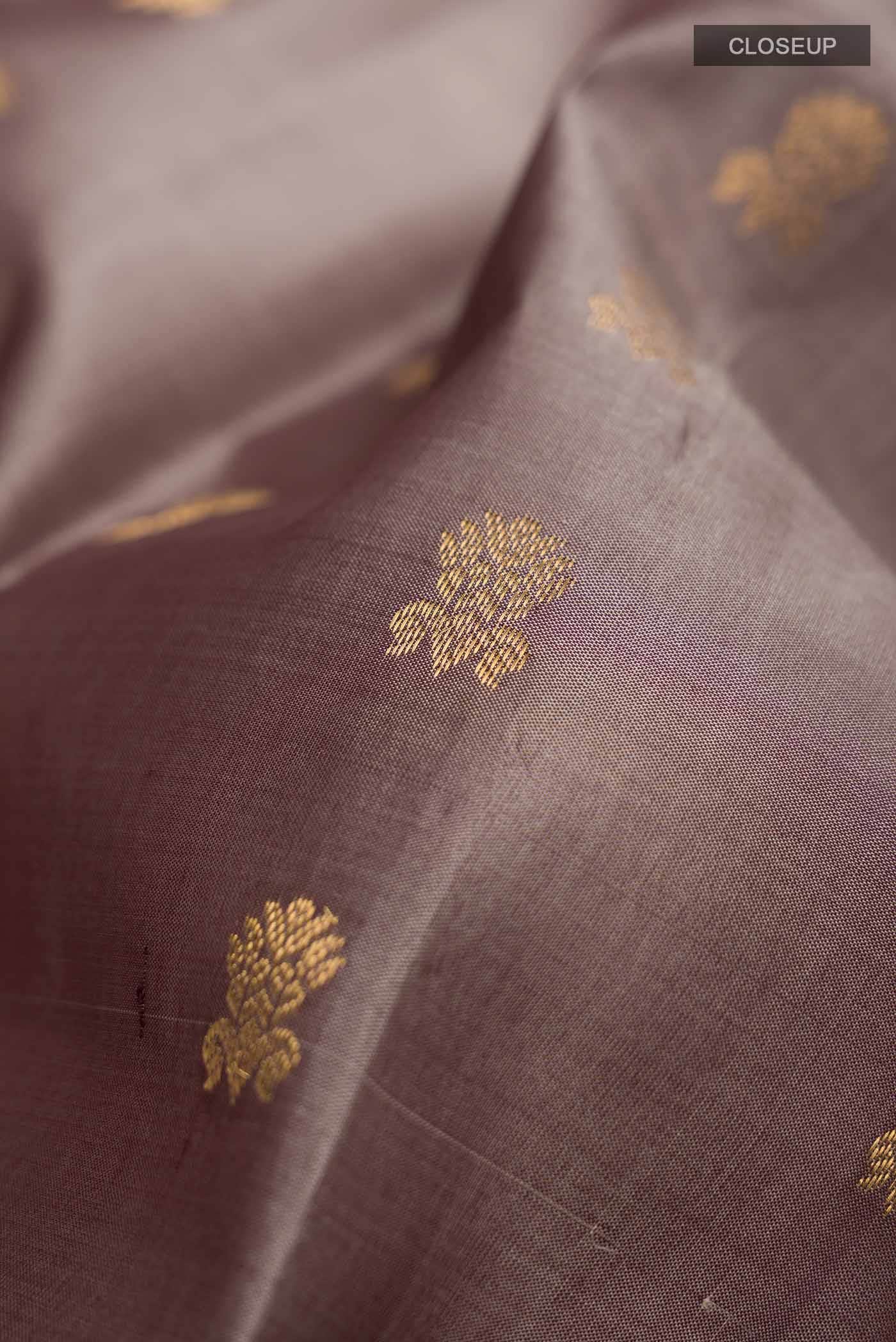 Brown Kanchipuram Silk Saree