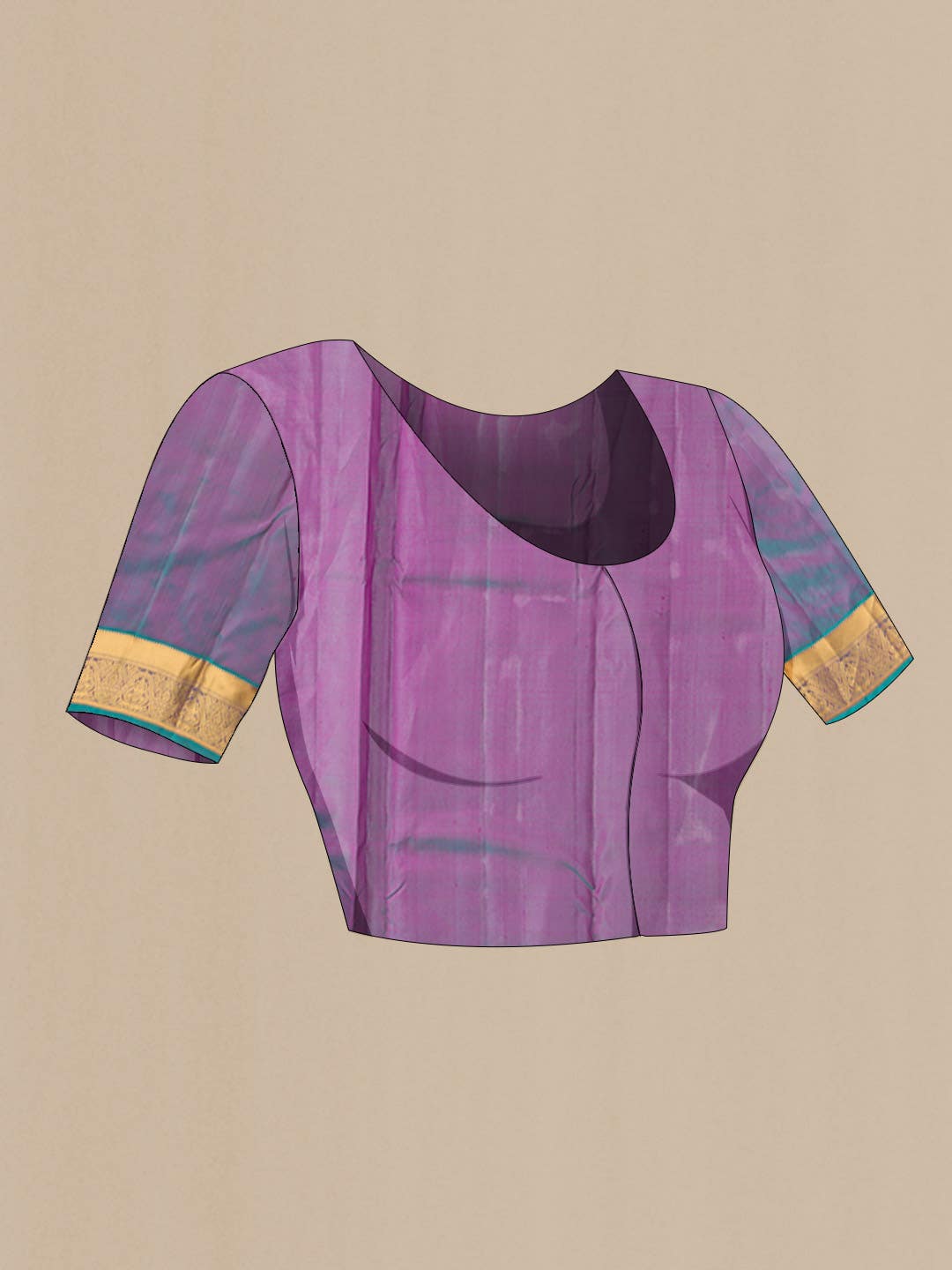 Pink Kanchipuram Silk Saree
