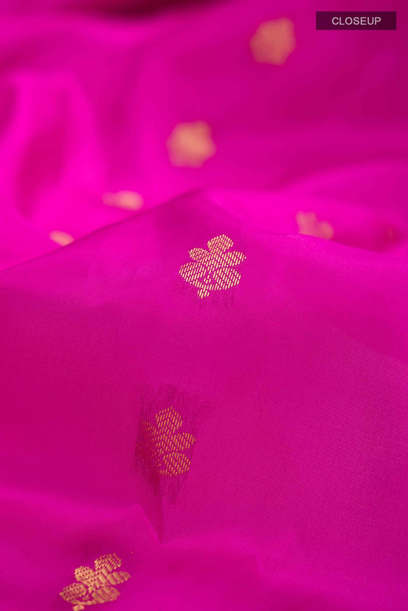 Pink Kanchipuram Silk Saree