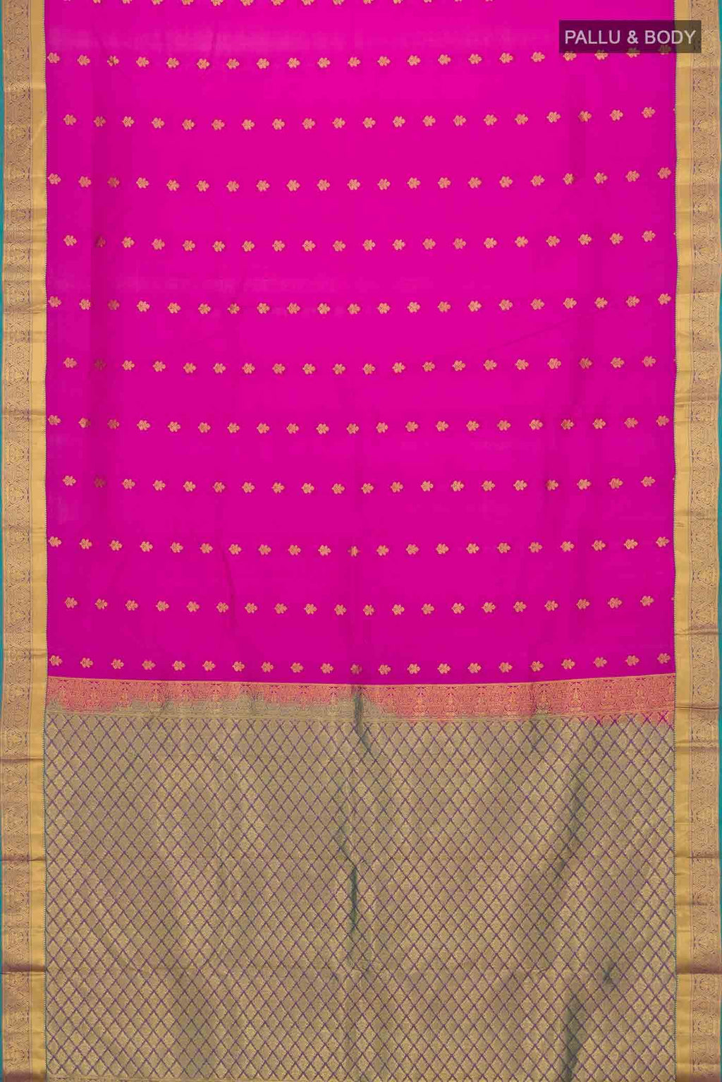 Pink Kanchipuram Silk Saree