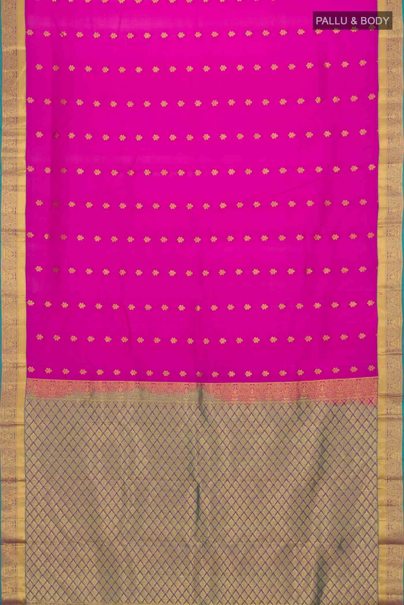 Pink Kanchipuram Silk Saree