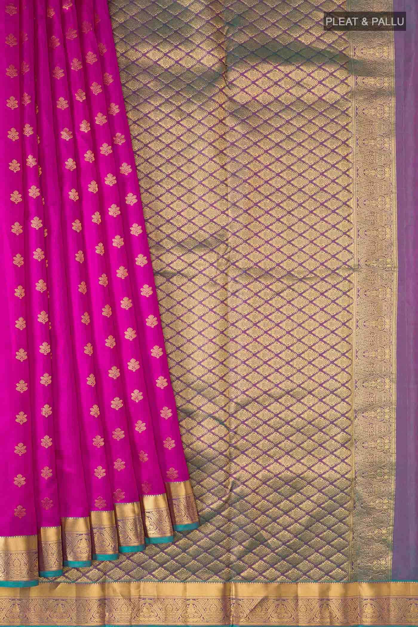 Pink Kanchipuram Silk Saree