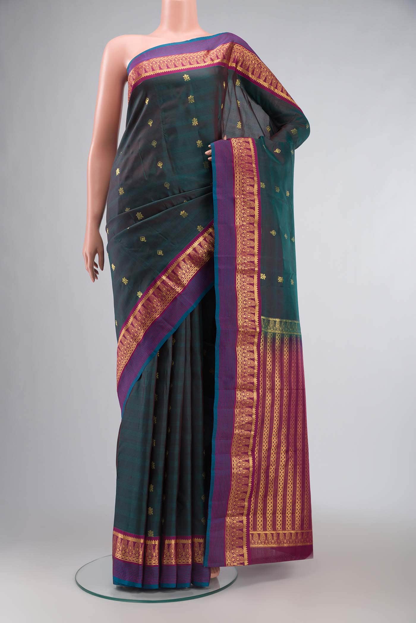 Green Kanchipuram Silk Saree