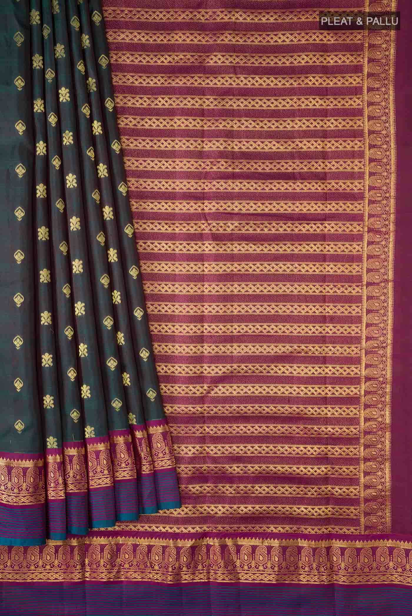Green Kanchipuram Silk Saree