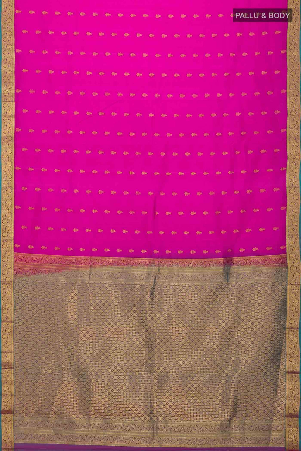 Pink Kanchipuram Silk Saree