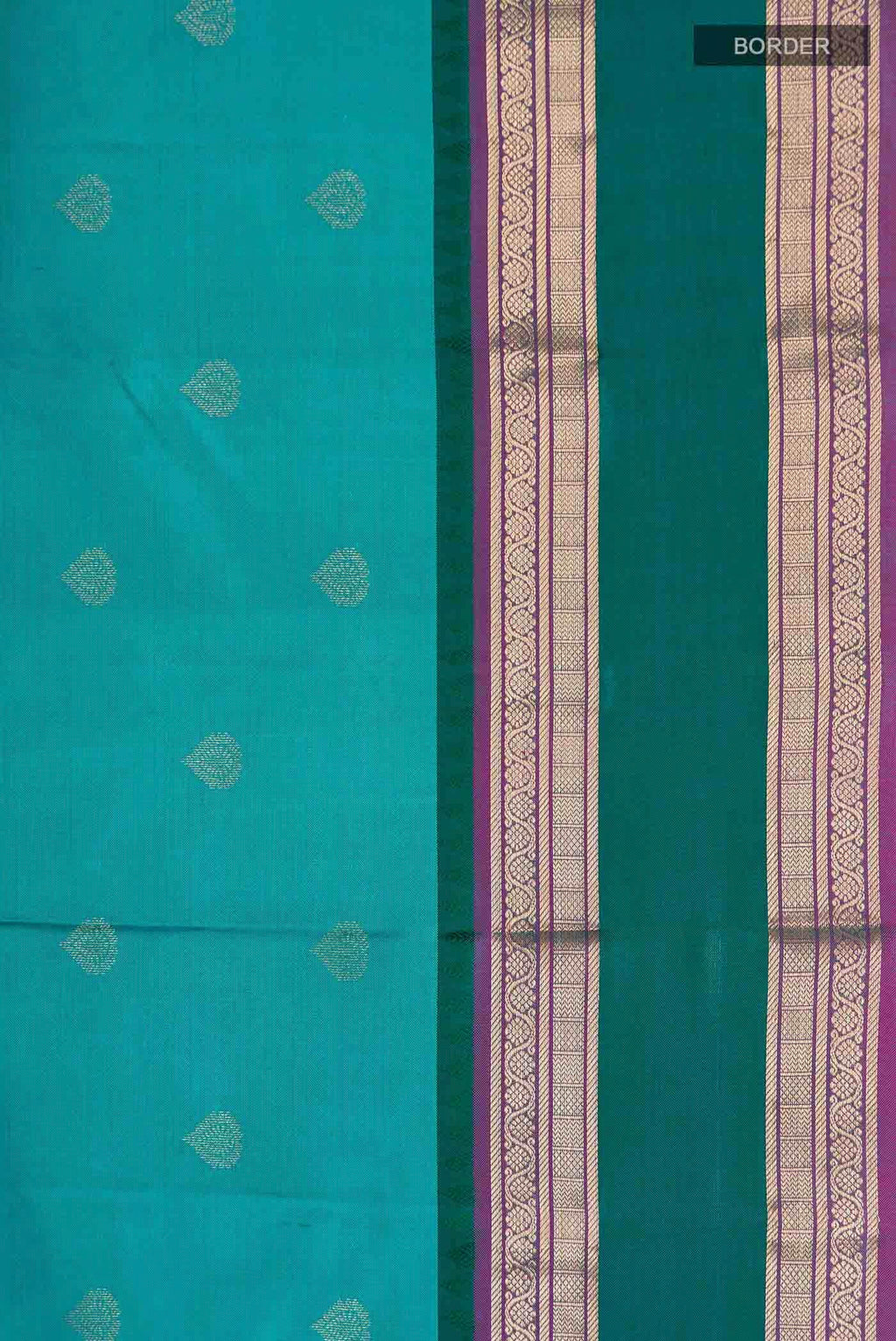 Blue Kanchipuram Silk Saree
