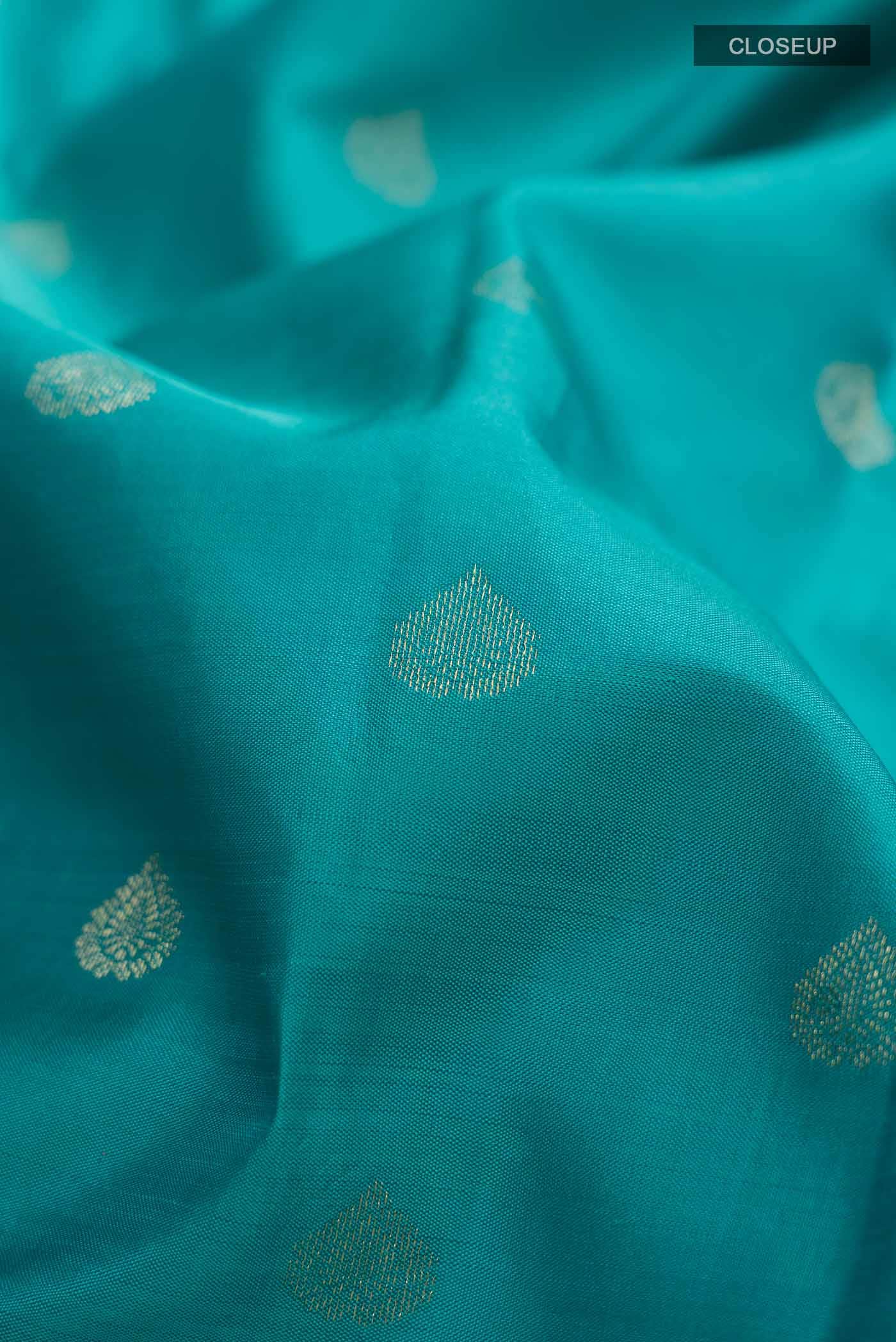 Blue Kanchipuram Silk Saree