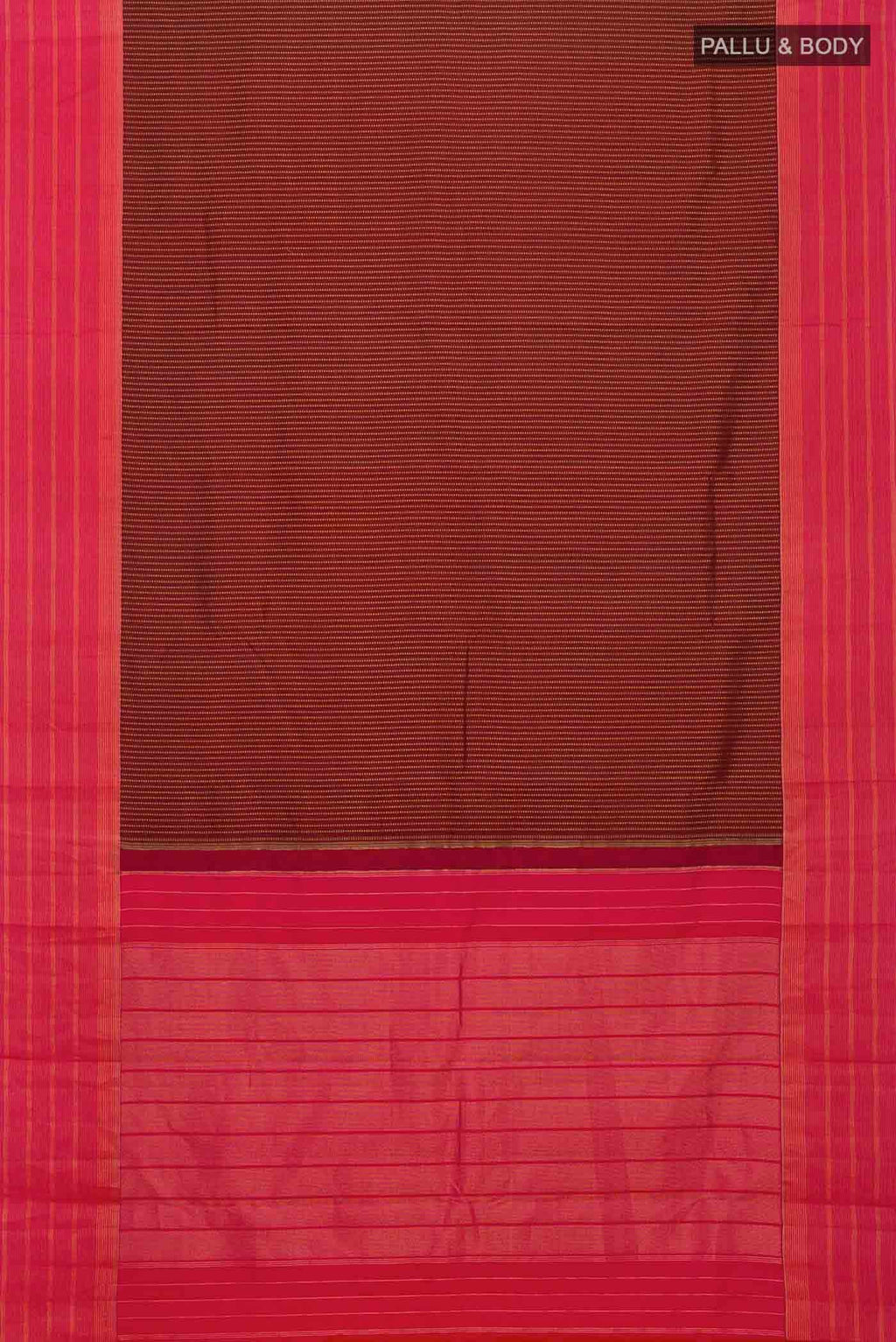 Maroon Kanchipuram Silk Saree