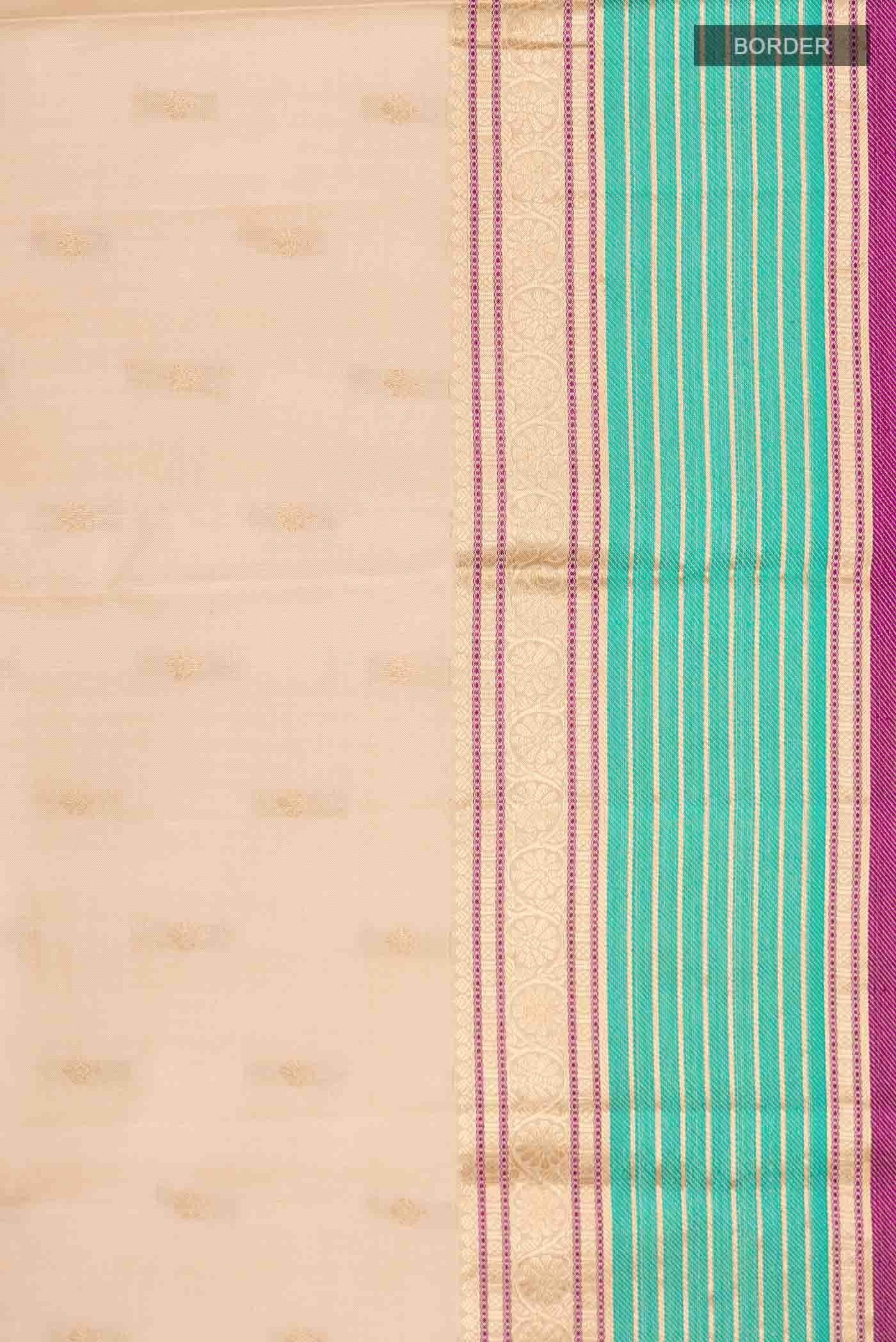 Sandal Kanchipuram Silk Saree
