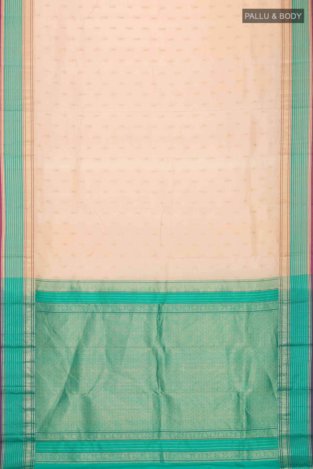 Sandal Kanchipuram Silk Saree