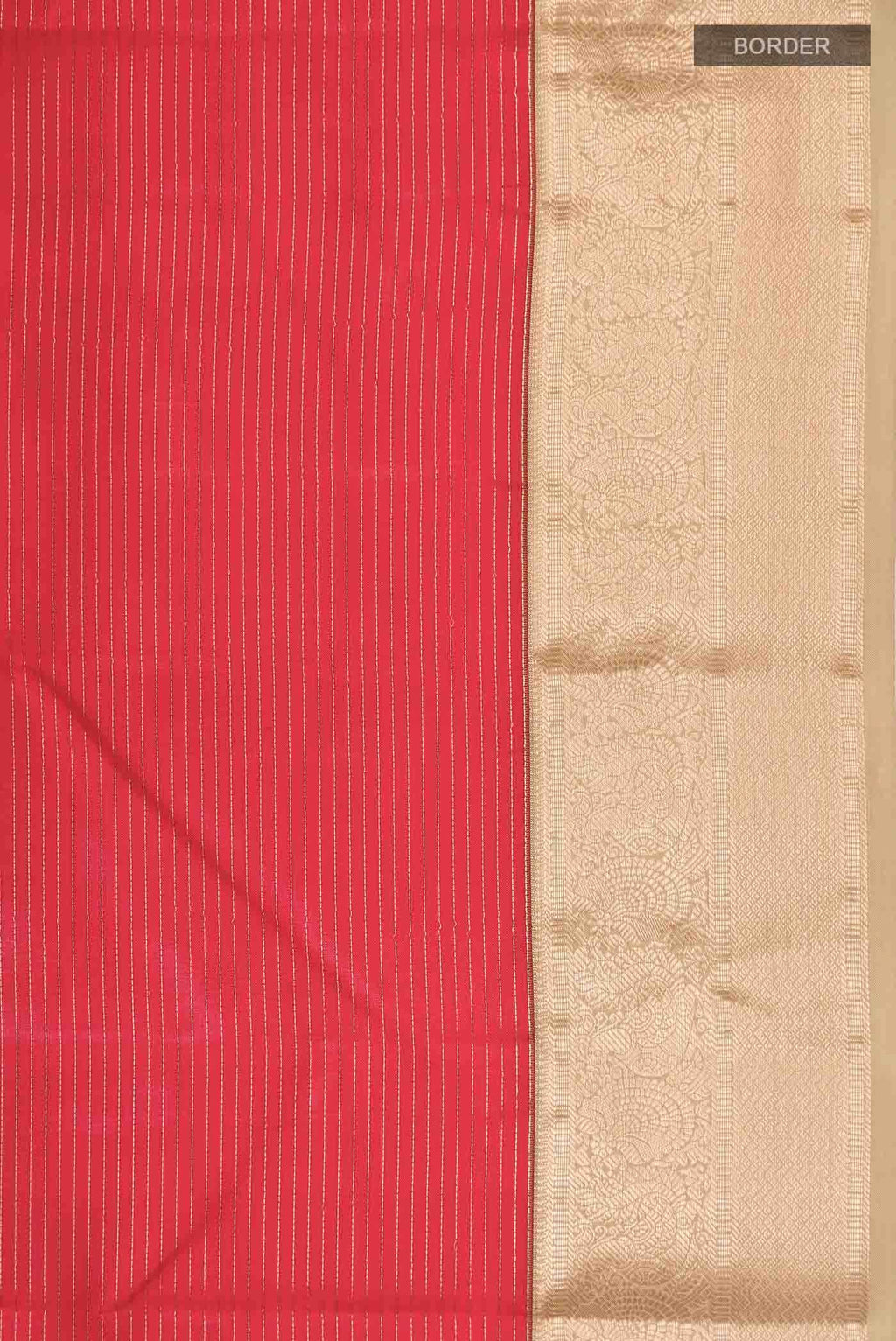 Orange Kanchipuram Silk Saree