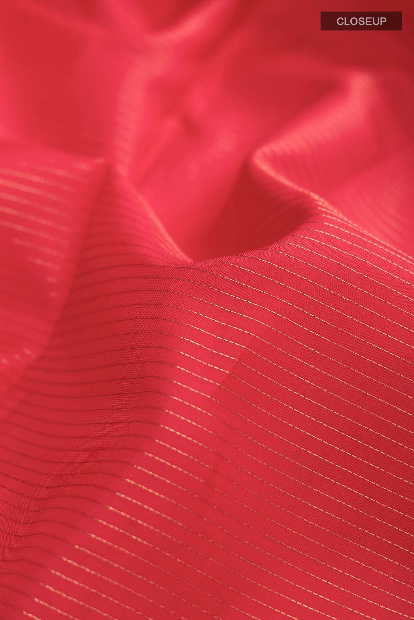 Orange Kanchipuram Silk Saree