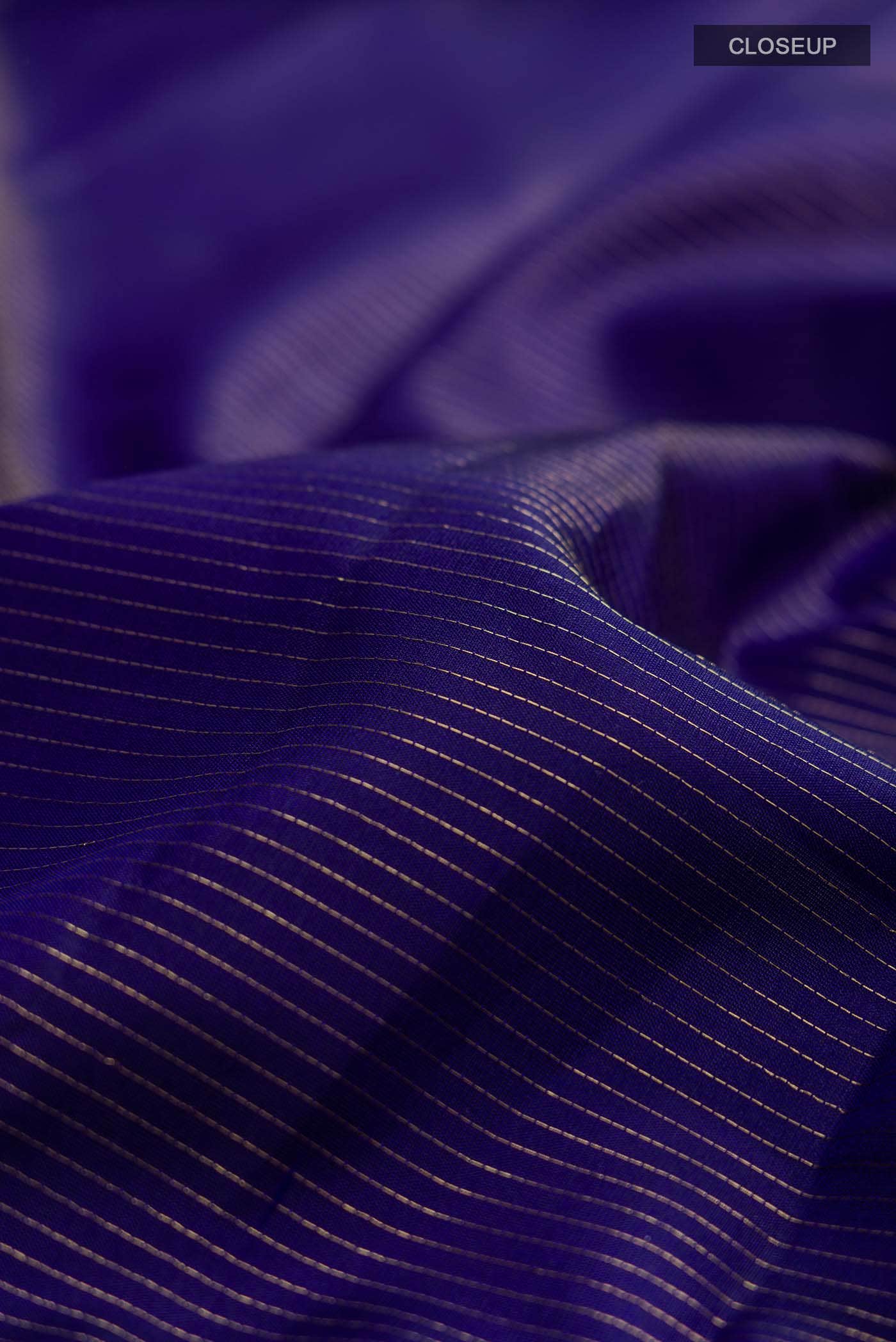 Blue Kanchipuram Silk Saree