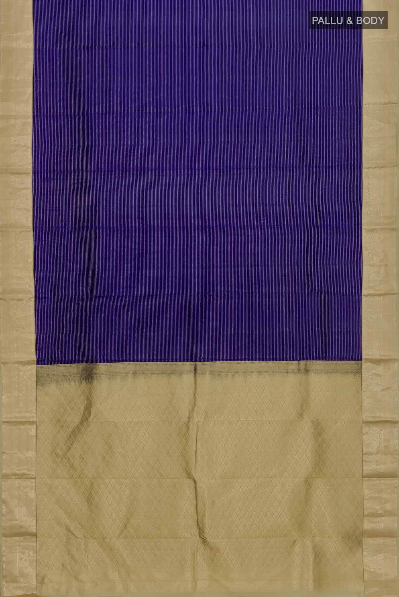 Blue Kanchipuram Silk Saree