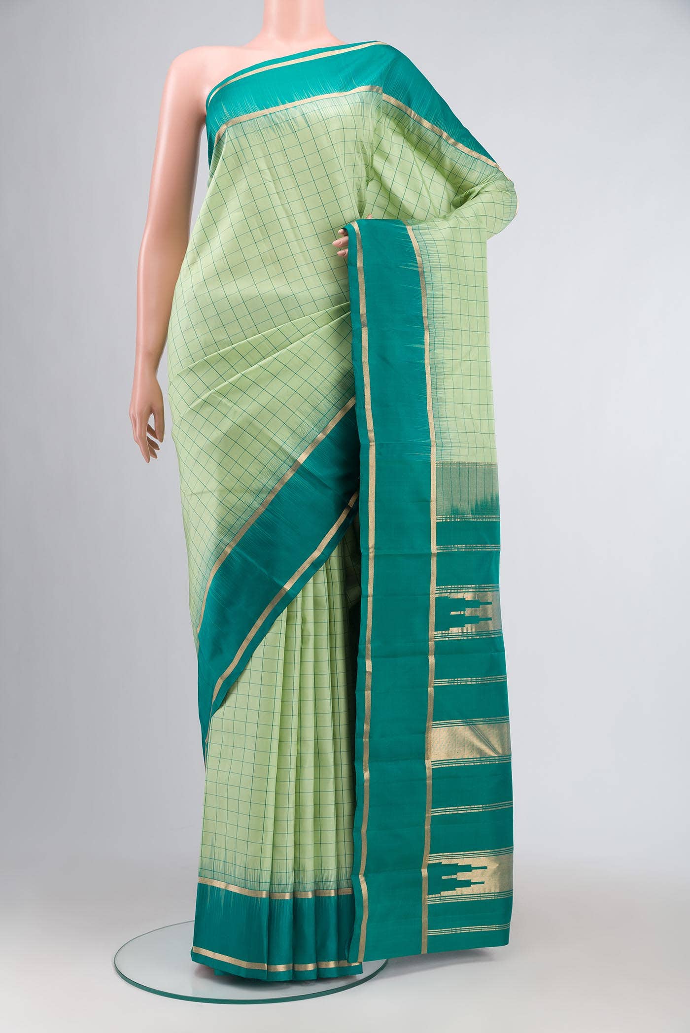 Green Kanchipuram Silk Saree