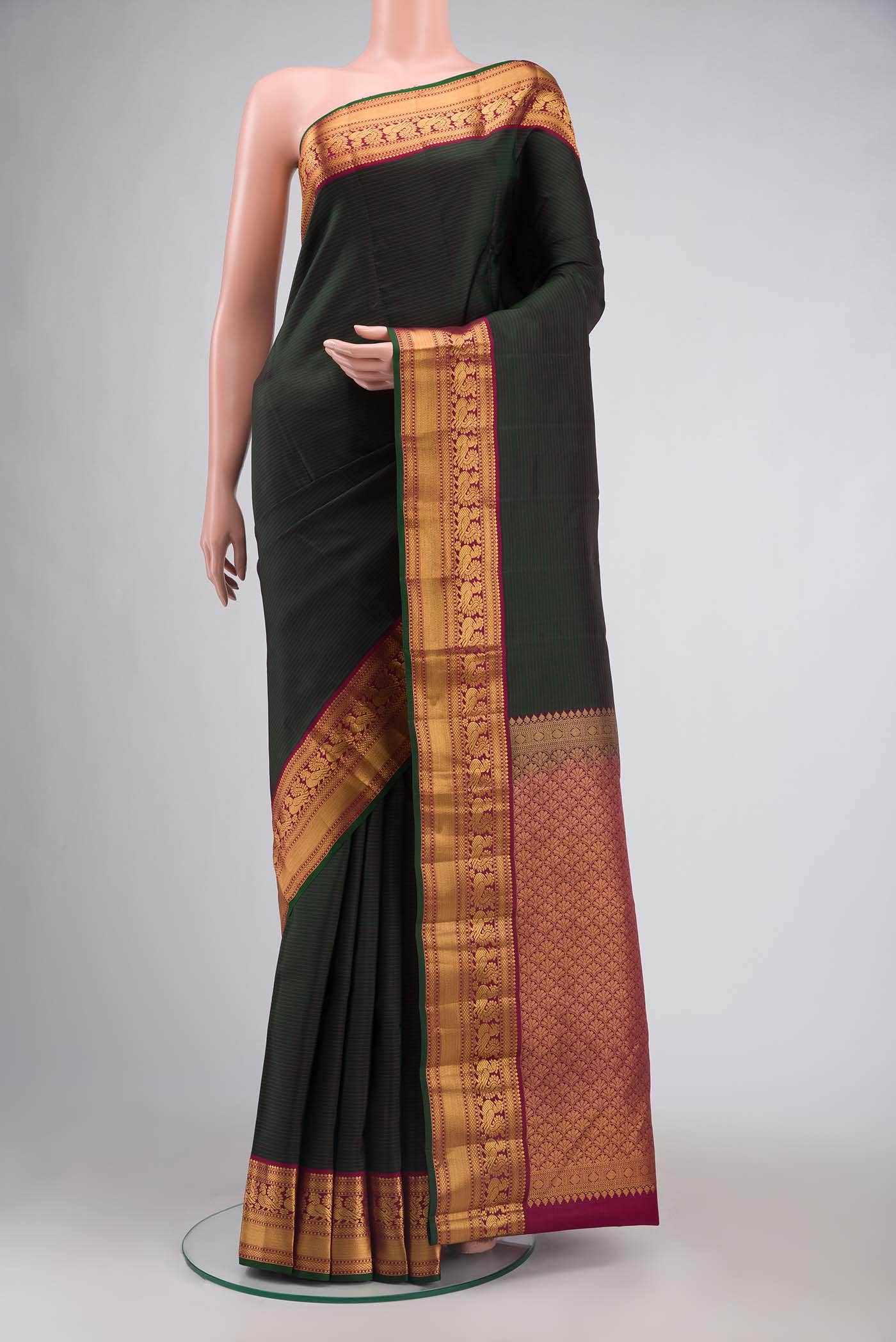Green Kanchipuram Silk Saree