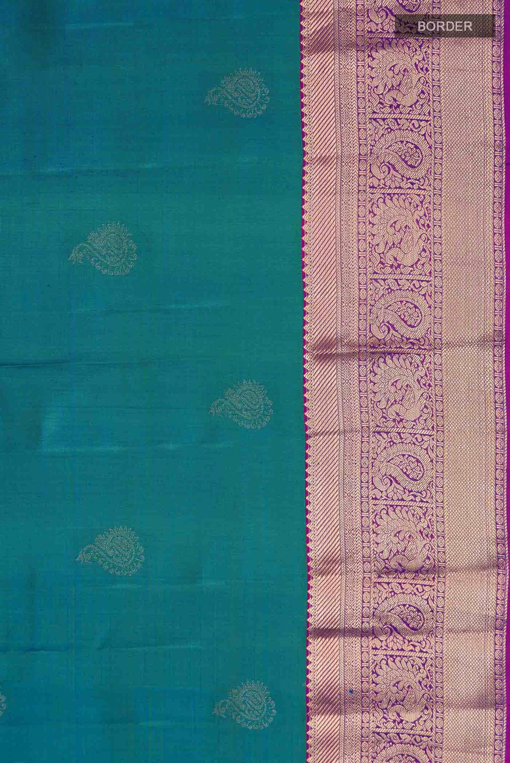 Blue Kanchipuram Silk Saree
