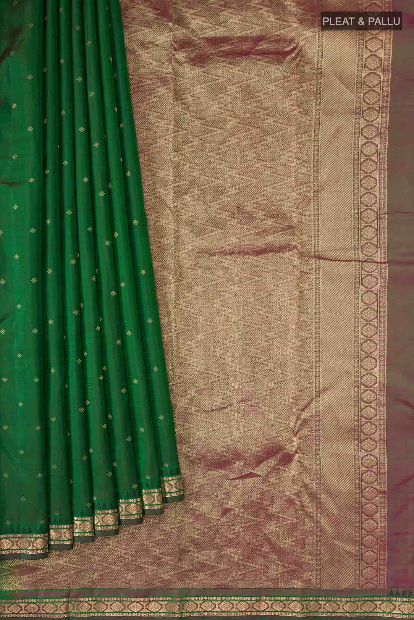 Green Kanchipuram Silk Saree