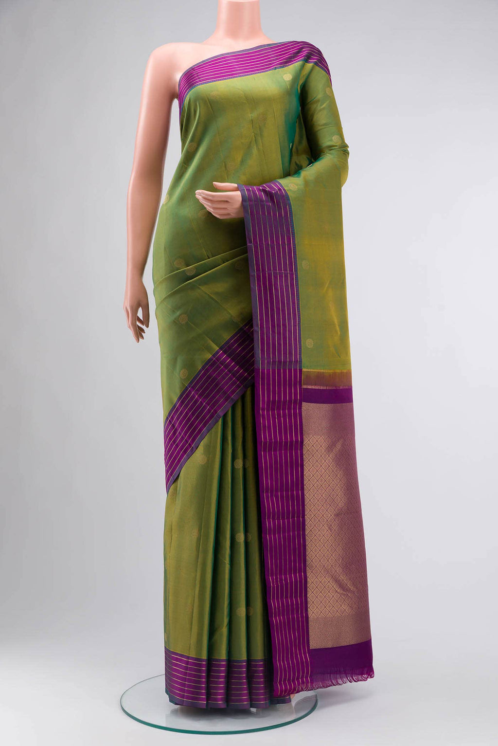 Green Kanchipuram Silk Saree