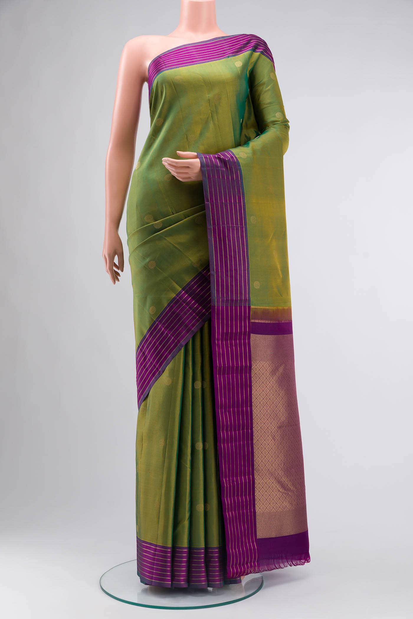 Green Kanchipuram Silk Saree