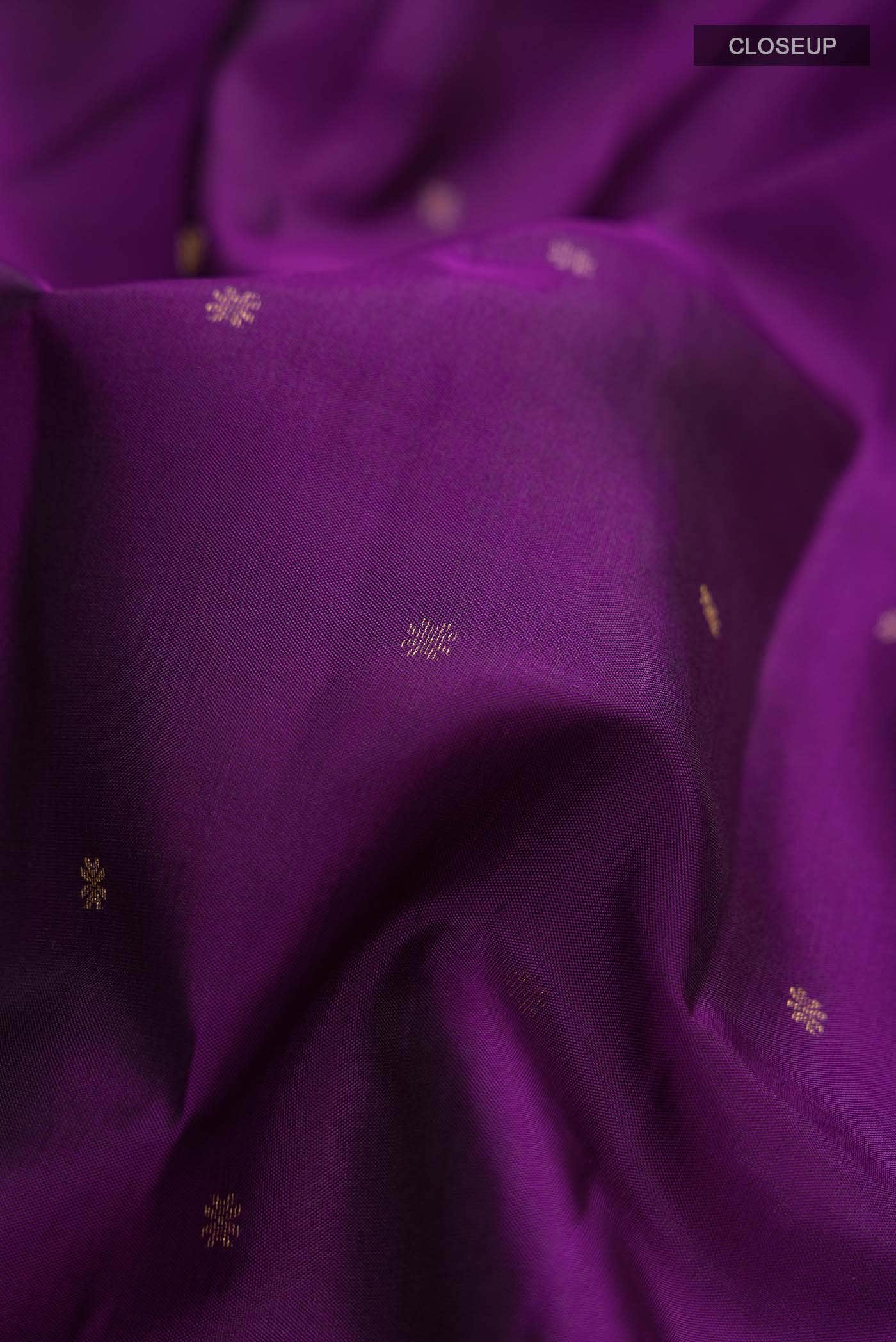 Violet Kanchipuram Silk Saree