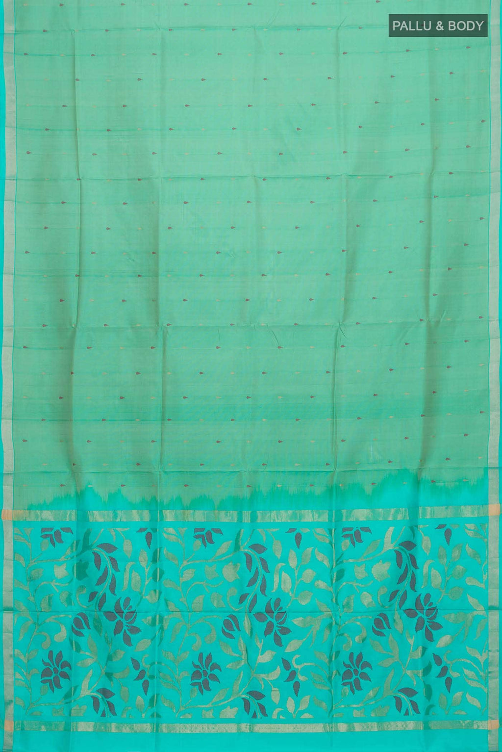 Turquoise Uppada Silk Saree