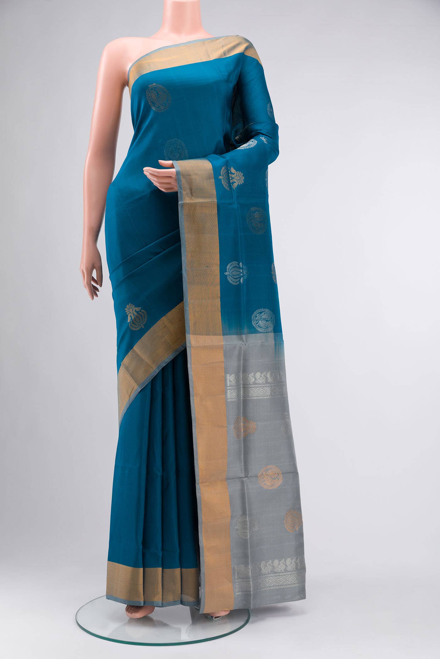 Blue Uppada Silk Saree