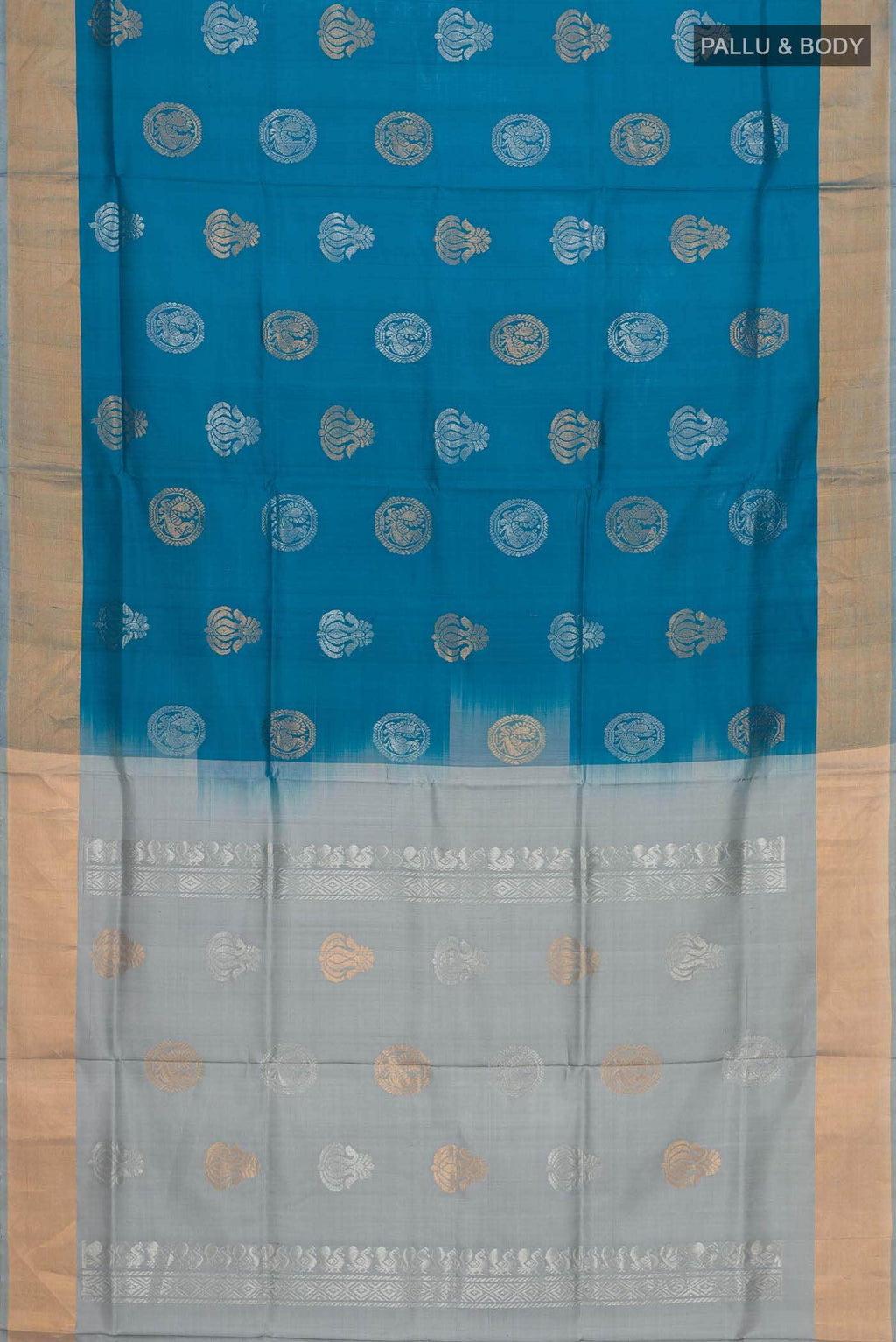 Blue Uppada Silk Saree
