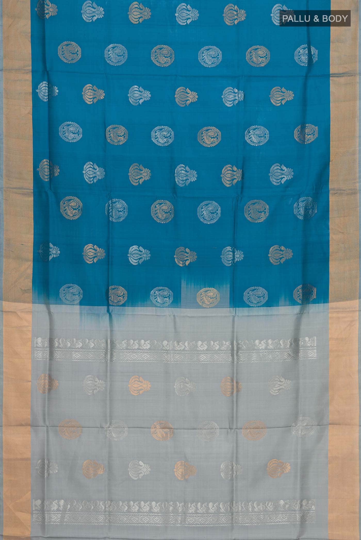 Blue Uppada Silk Saree