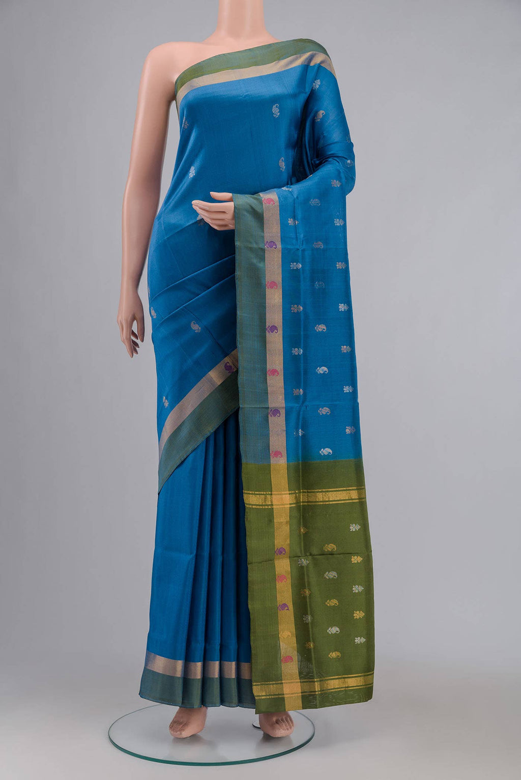Blue Uppada Silk Saree